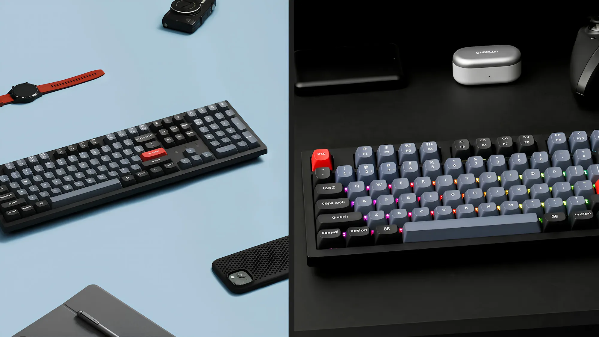 Ігрова клавіатура K10 Pro 108 Key RGB Hot-Swap K Pro Red (Black) (K10P-H1-UA)