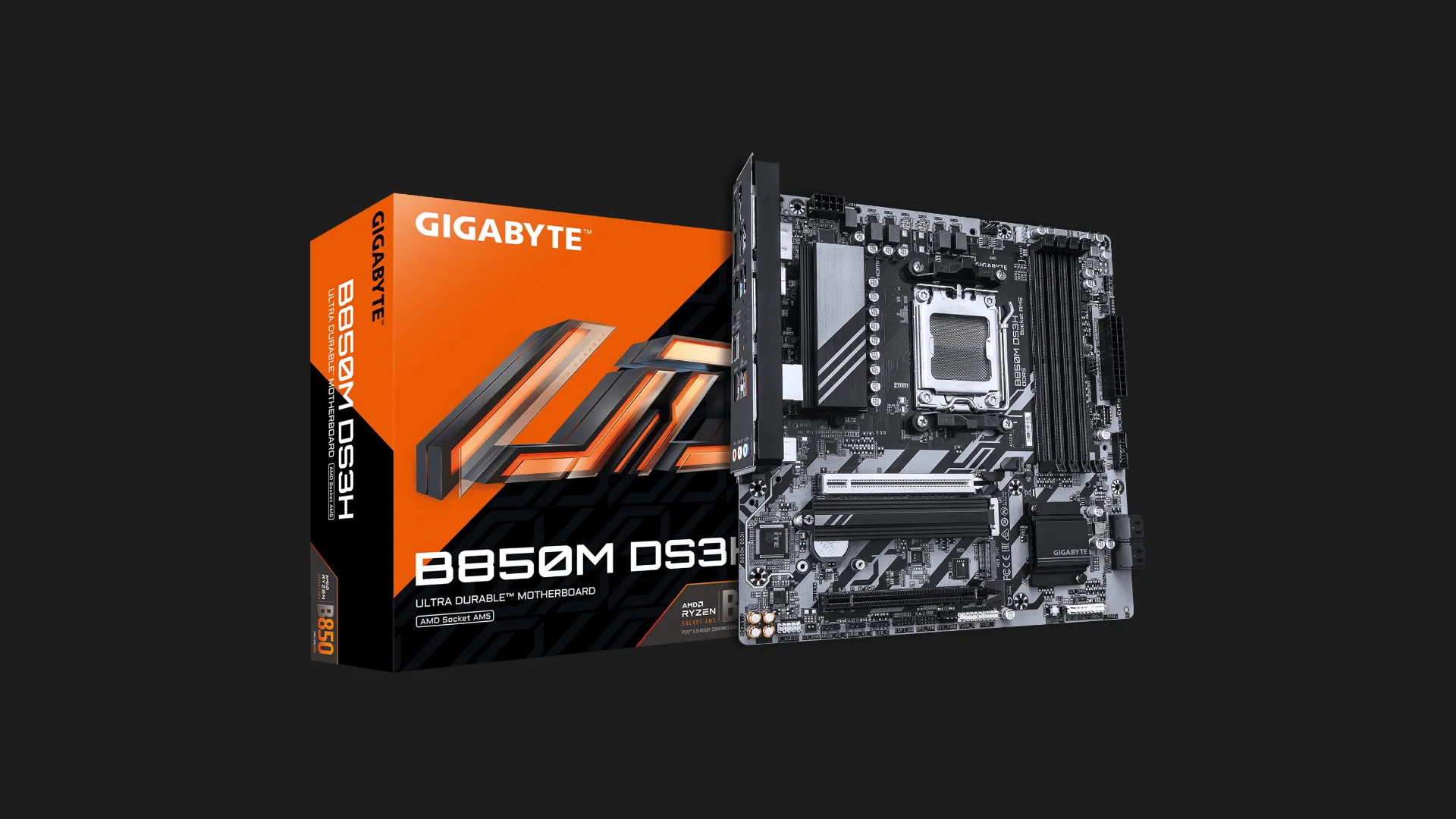 Материнська плата GIGABYTE B850M DS3H 1.2 (B850M DS3H 1.2)