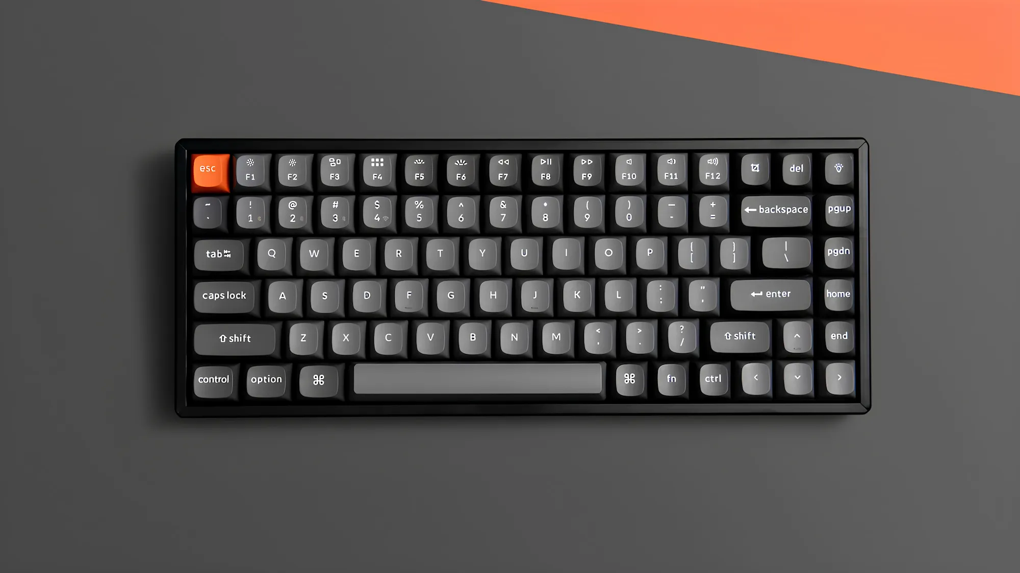Ігрова клавіатура Keychron K2 Max 84 Key RGB Hot-Swap Keychron Super Red (Black) (K2M-J1-UA)