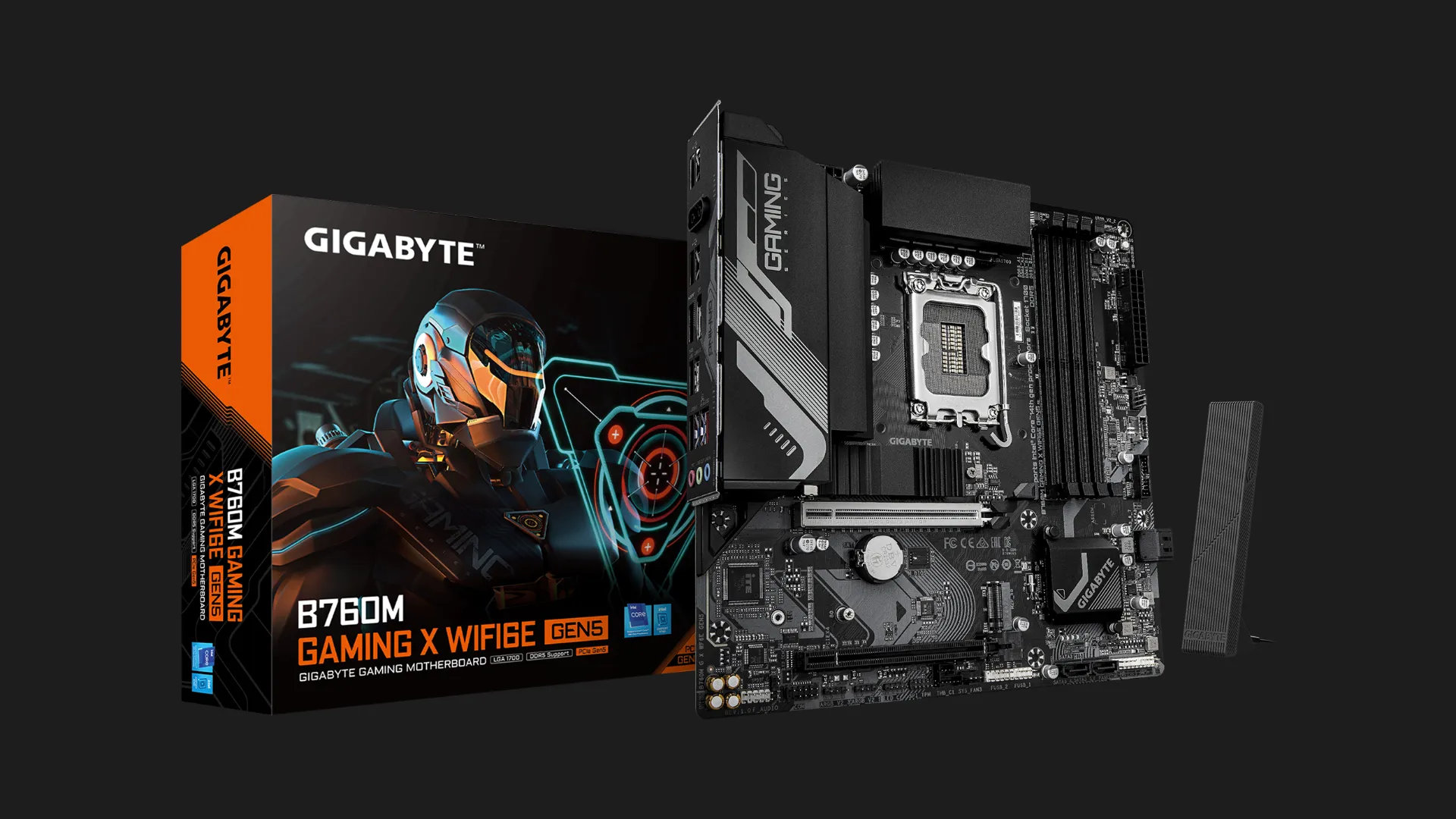 Материнська плата GIGABYTE B760M G X WIFI6E GEN5 (B760M G X WF6E GEN5)