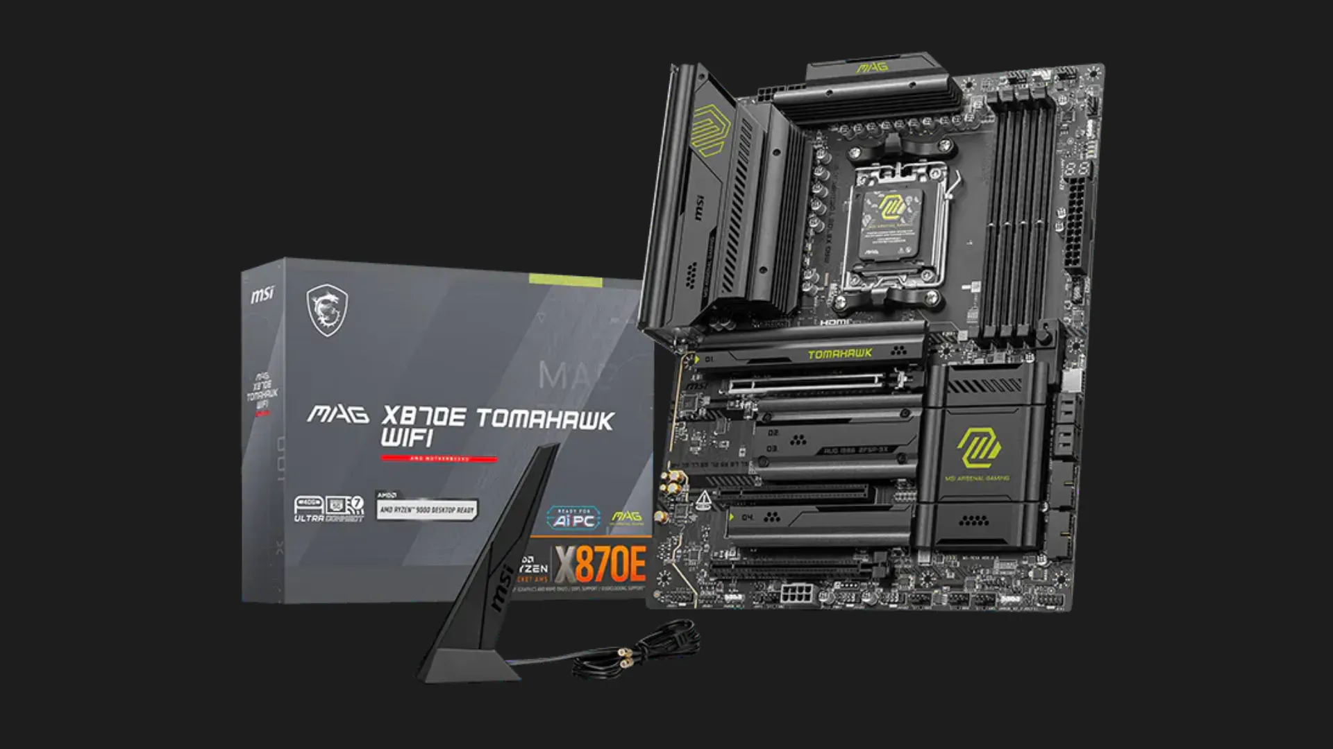 Материнська плата MSI MAG X870E TOMAHAWK WIFI (sAM5) (MAG X870E TOMAHAWK WIFI)