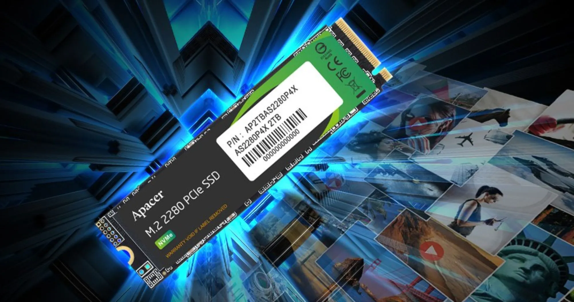 Накопичувач SSD Apacer AS2280P4X 256GB NVMe PCIe 3.0 (AP256GAS2280P4X-1)