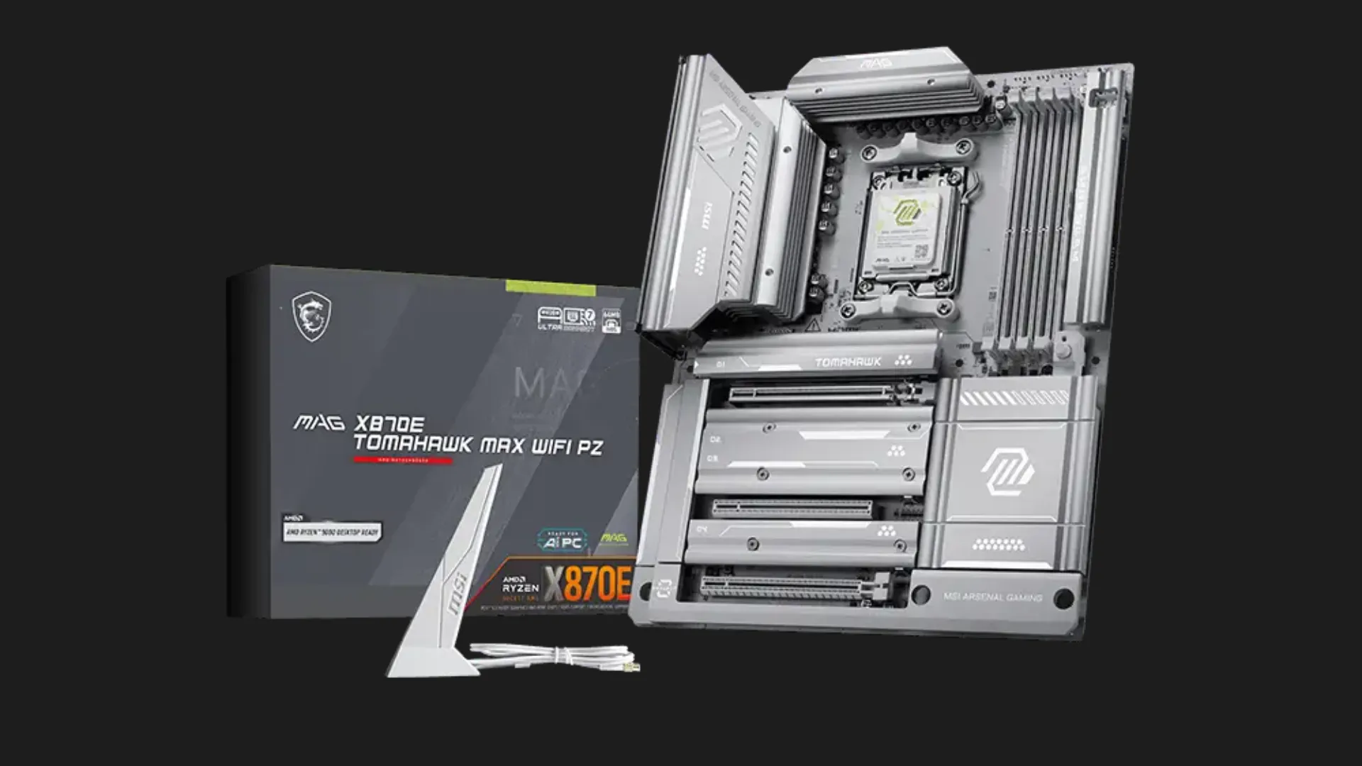 Материнська плата MSI MAG X870E TOMAHAWK MAX WIFI PZ (sAM5) (MAG X870E TOM MAX WIFI PZ)