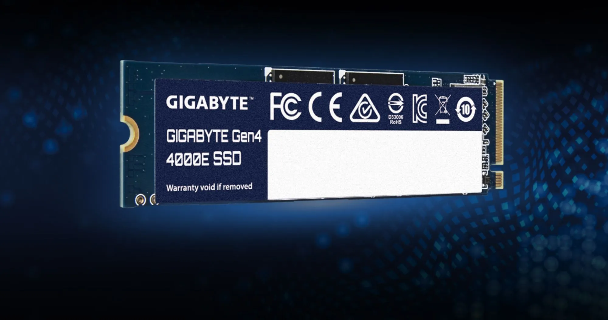 Накопичувач SSD Gigabyte Gen4 4000E 250GB NVMe PCIe 4.0 (G440E250G)