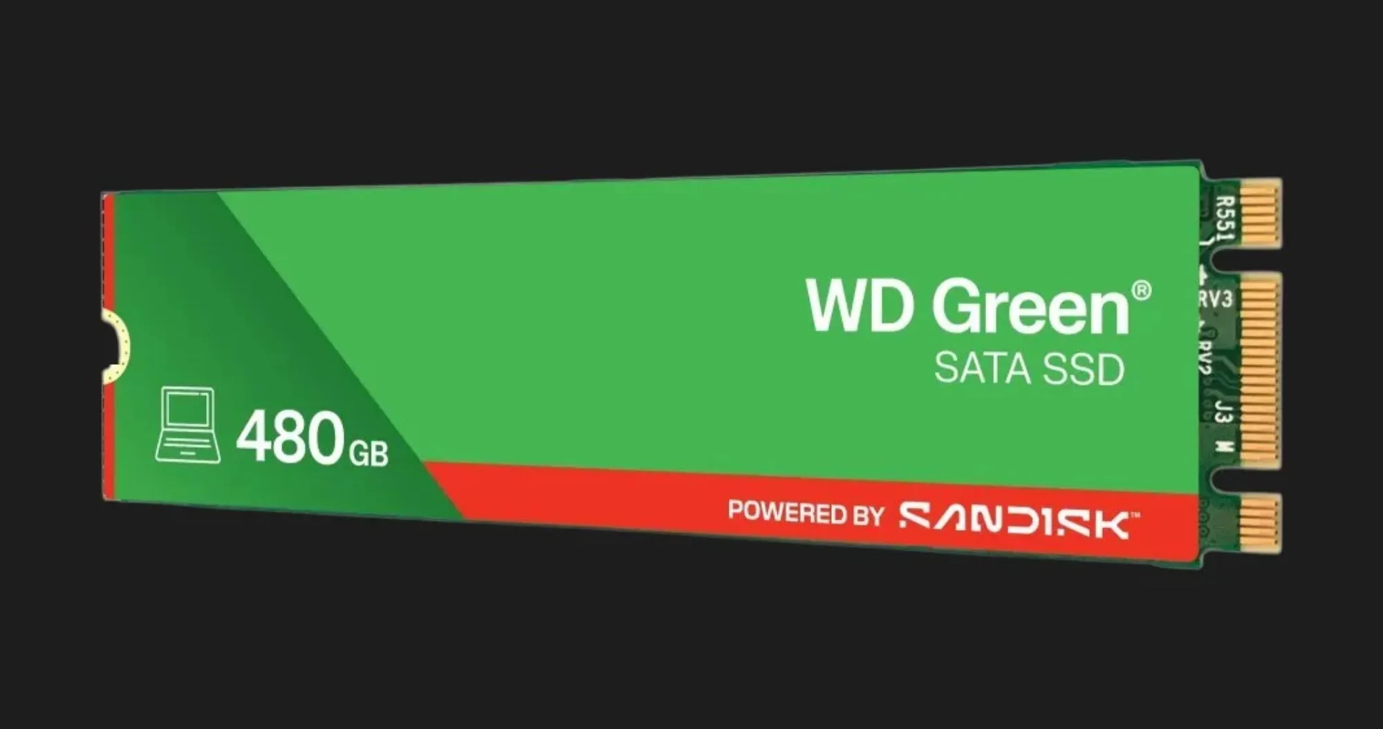 Накопичувач SSD SanDisk Green 480GB SATA (WDS480G3G0B)