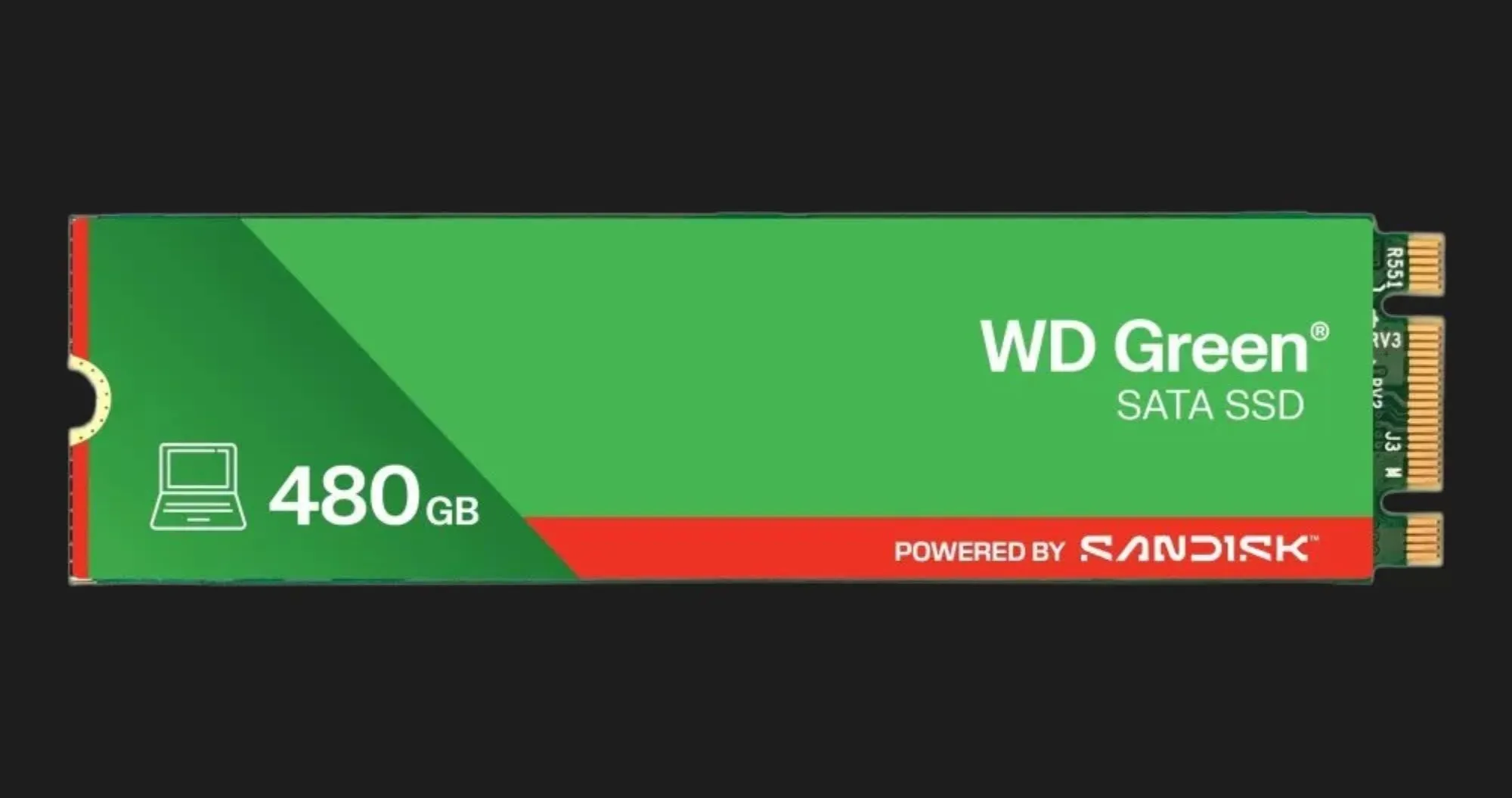 Накопичувач SSD SanDisk Green 480GB SATA (WDS480G3G0B)