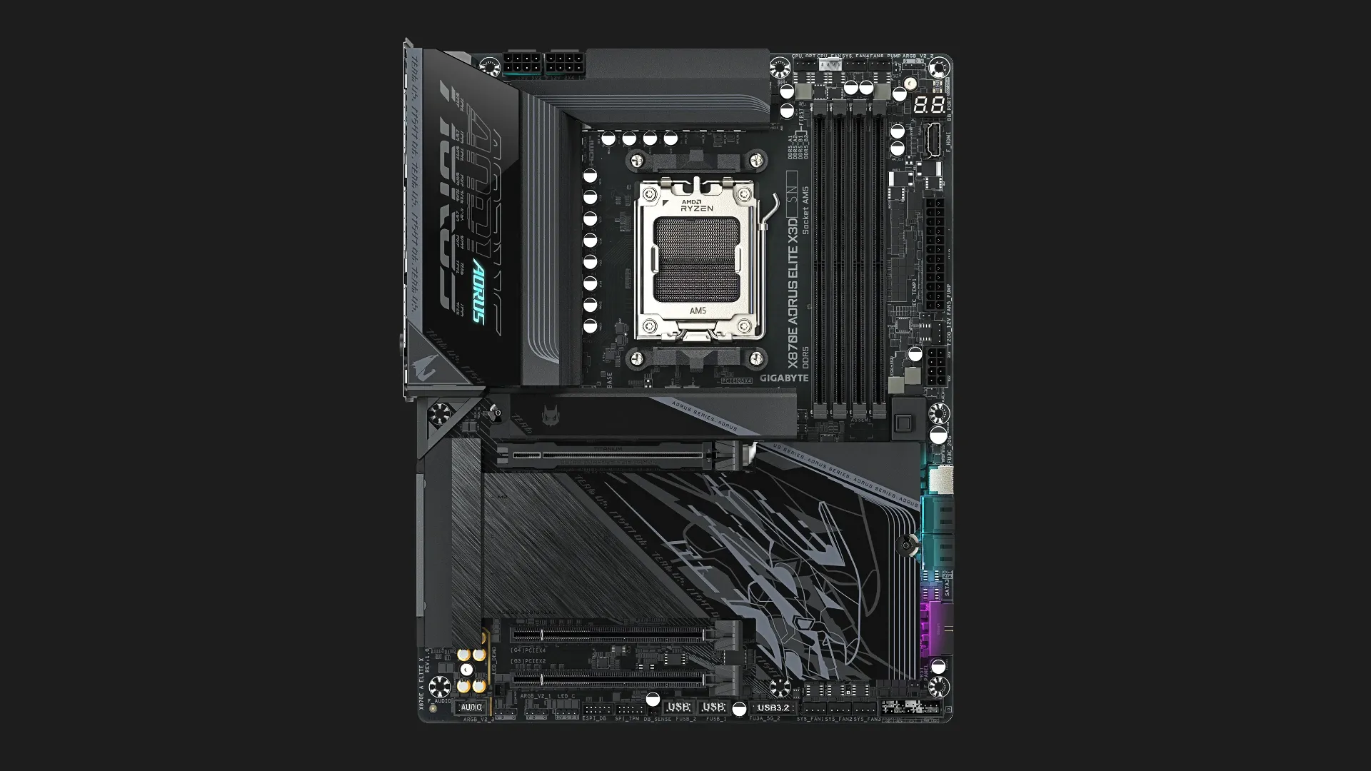 Материнська плата GIGABYTE X870E A ELITE X (sAM5) (X870E A ELITE X)