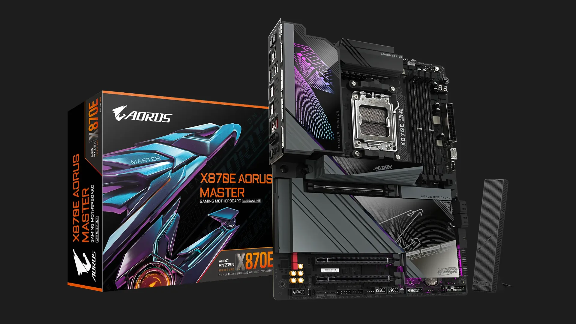 Материнська плата GIGABYTE X870E AORUS MASTER (sAM5) (X870E_AORUS_MASTER)