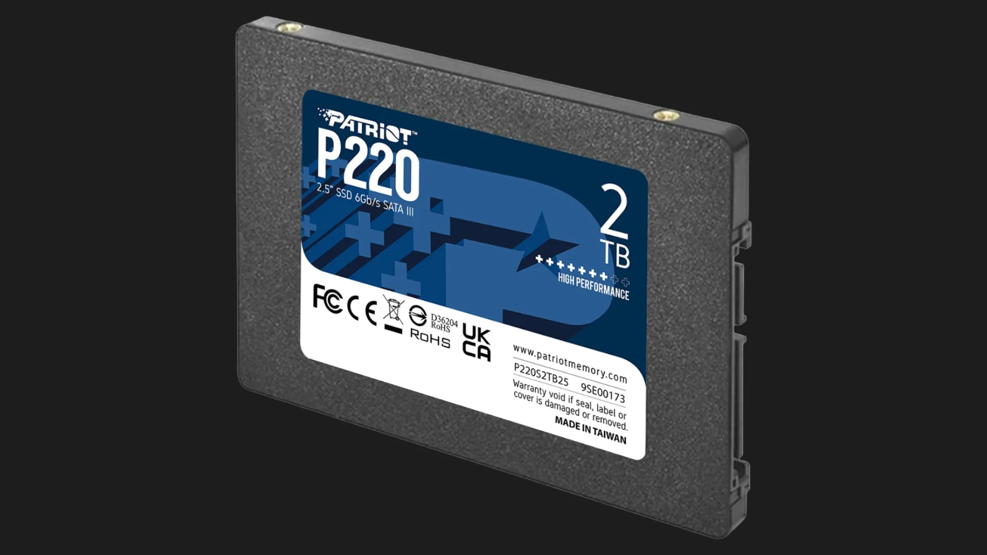 Накопитель SSD Patriot P220 2TB SATA (P220S2TB25)