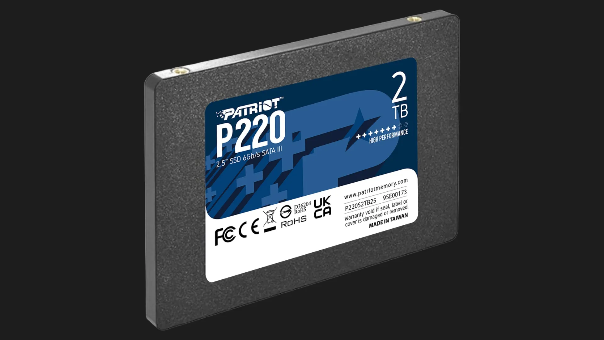Накопитель SSD Patriot P220 2TB SATA (P220S2TB25)
