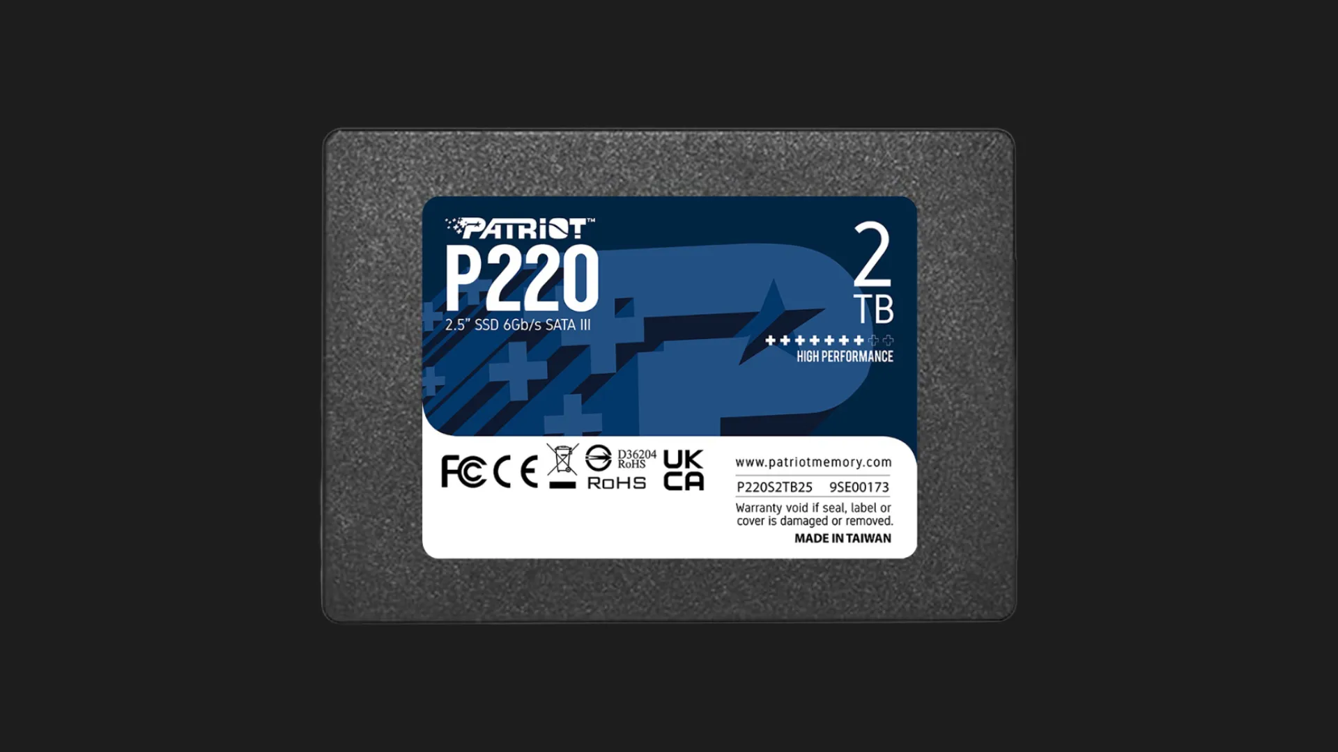 Накопитель SSD Patriot P220 2TB SATA (P220S2TB25)