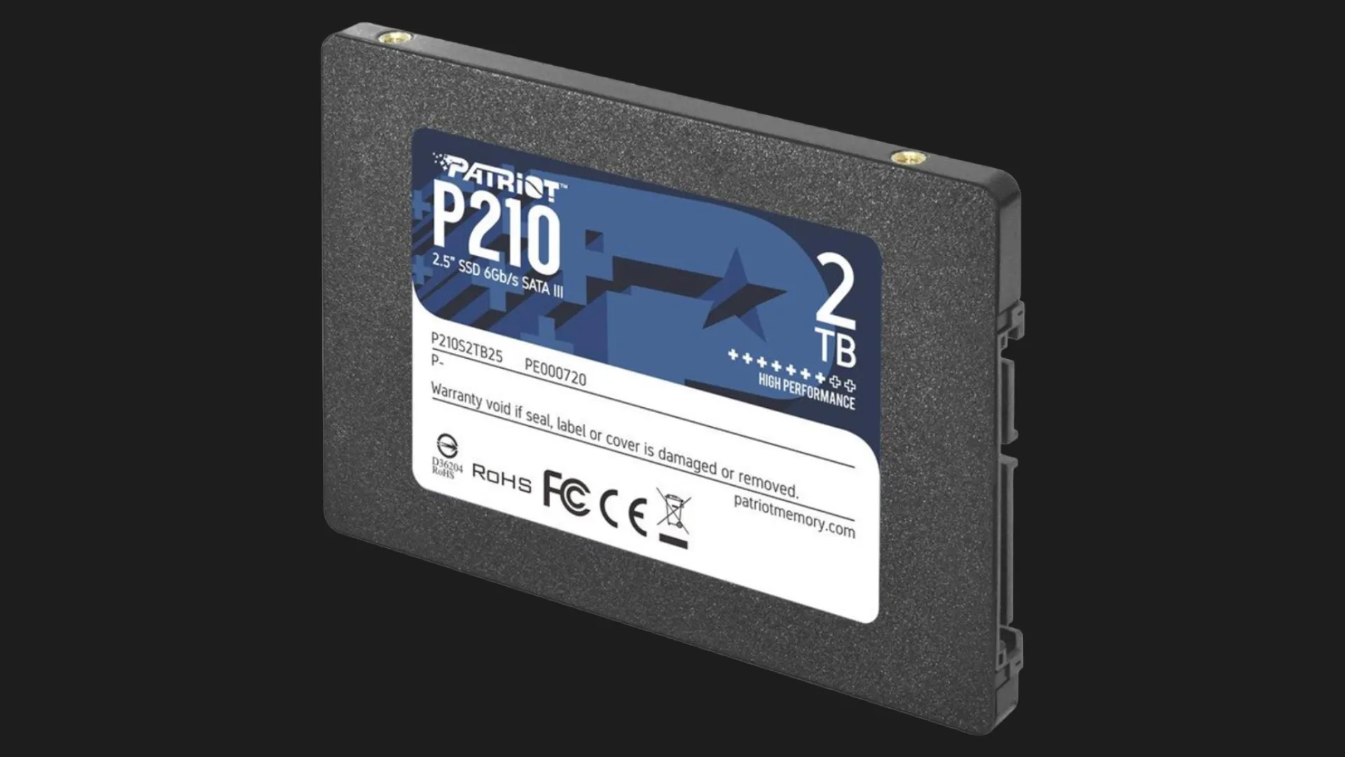 Накопитель SSD Patriot P210 2TB SATA (P210S2TB25)