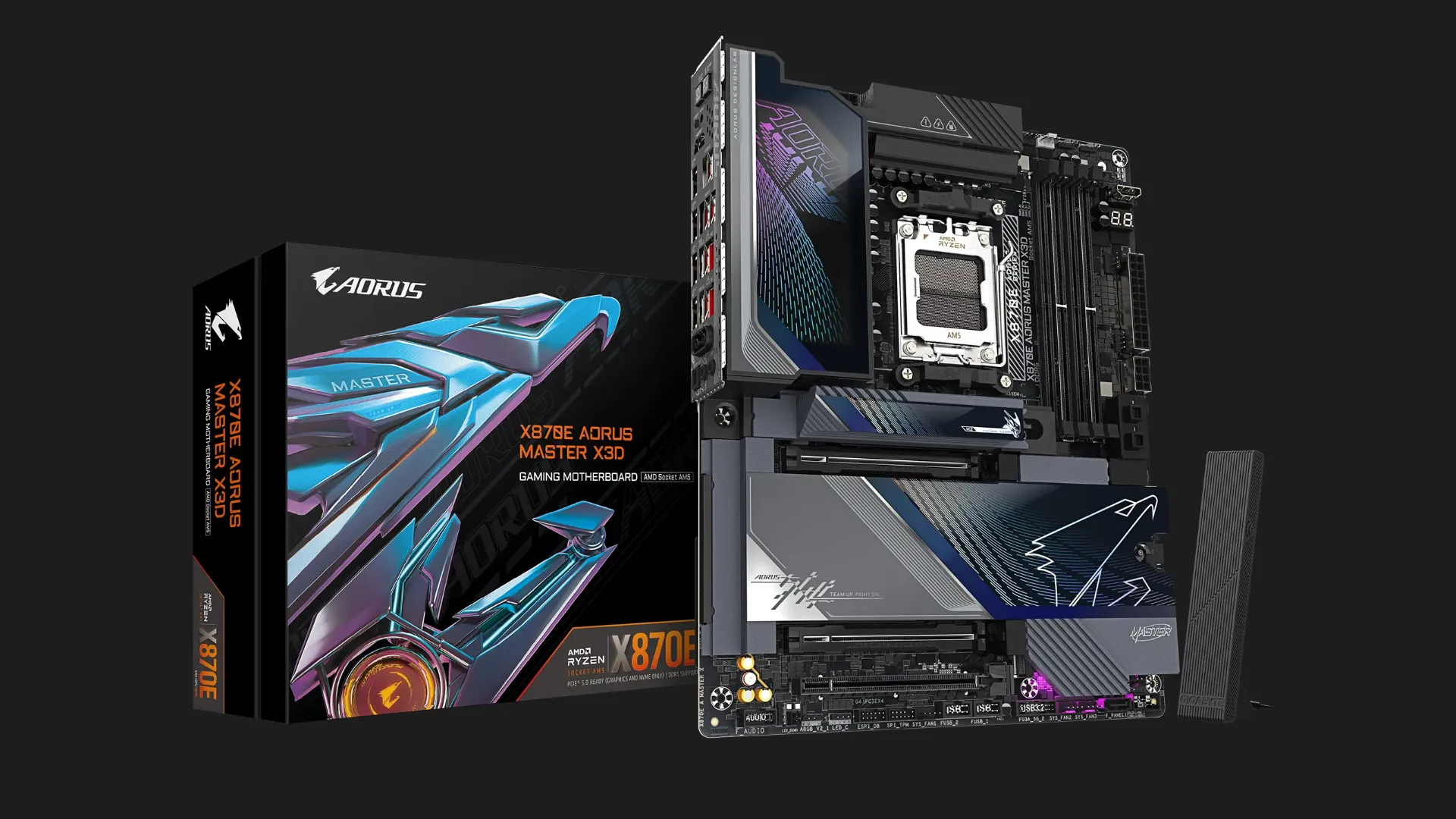 Материнська плата GIGABYTE X870E A MASTER X (sAM5) (X870E A MASTER X)