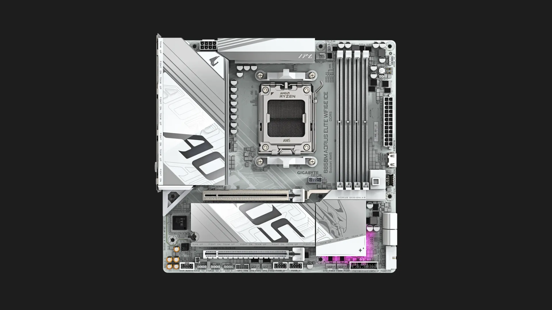 Материнська плата GIGABYTE B850M A ELITE WIFI6E ICE 1.1 (B850M A ELT WF6E ICE 1.1)