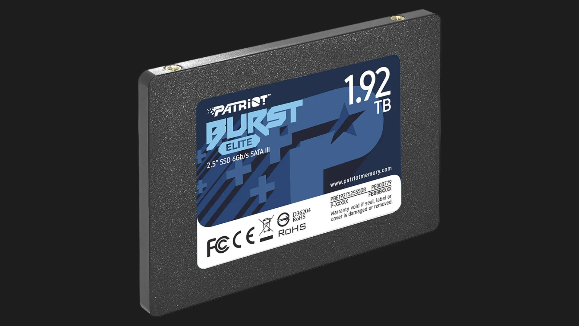 Накопичувач SSD Patriot Burst Elite 1.92TB SATA (PBE192TS25SSDR)