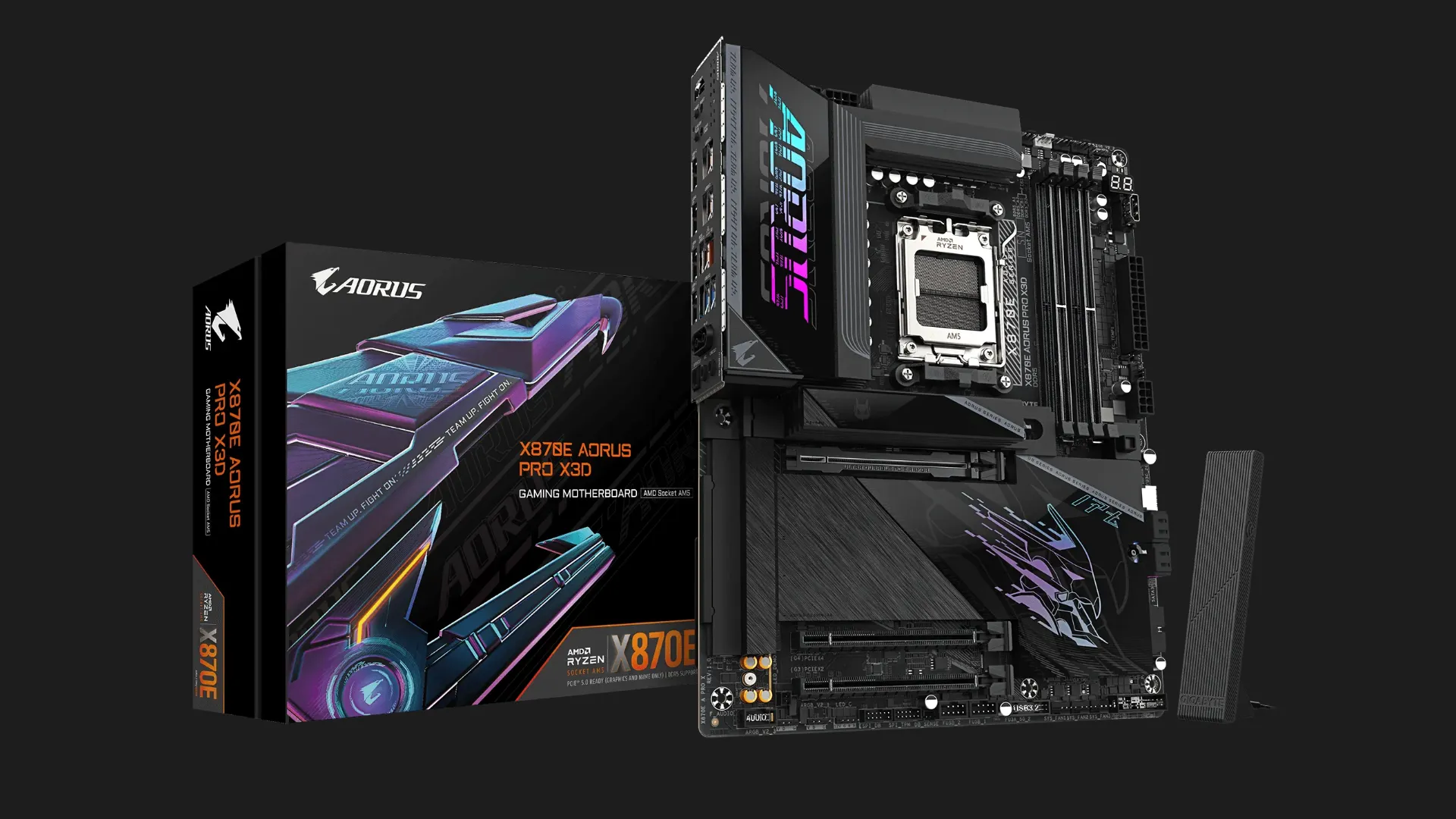 Материнська плата GIGABYTE X870E A PRO X (sAM5) (X870E A PRO X)
