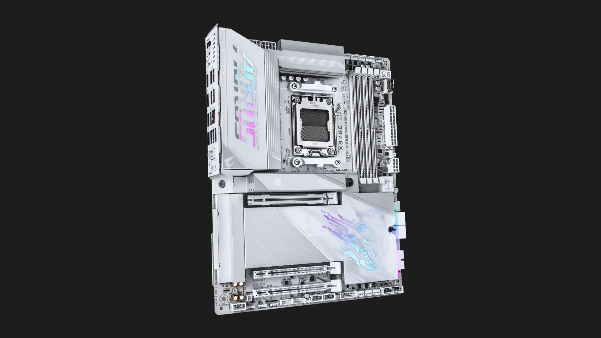 Материнська плата GIGABYTE X870E A PRO X ICE (sAM5) (X870E A PRO X ICE)