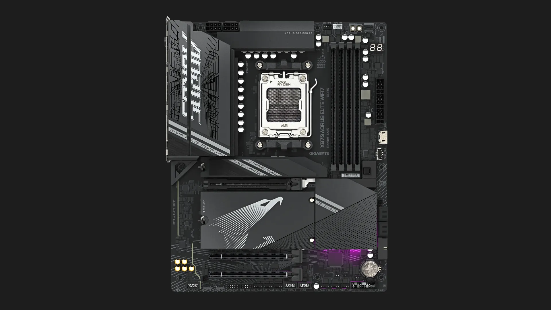 Материнська плата GIGABYTE X870 A ELITE WIFI7 1.1 (sAM5) (X870 A ELITE WIFI7 1.1)