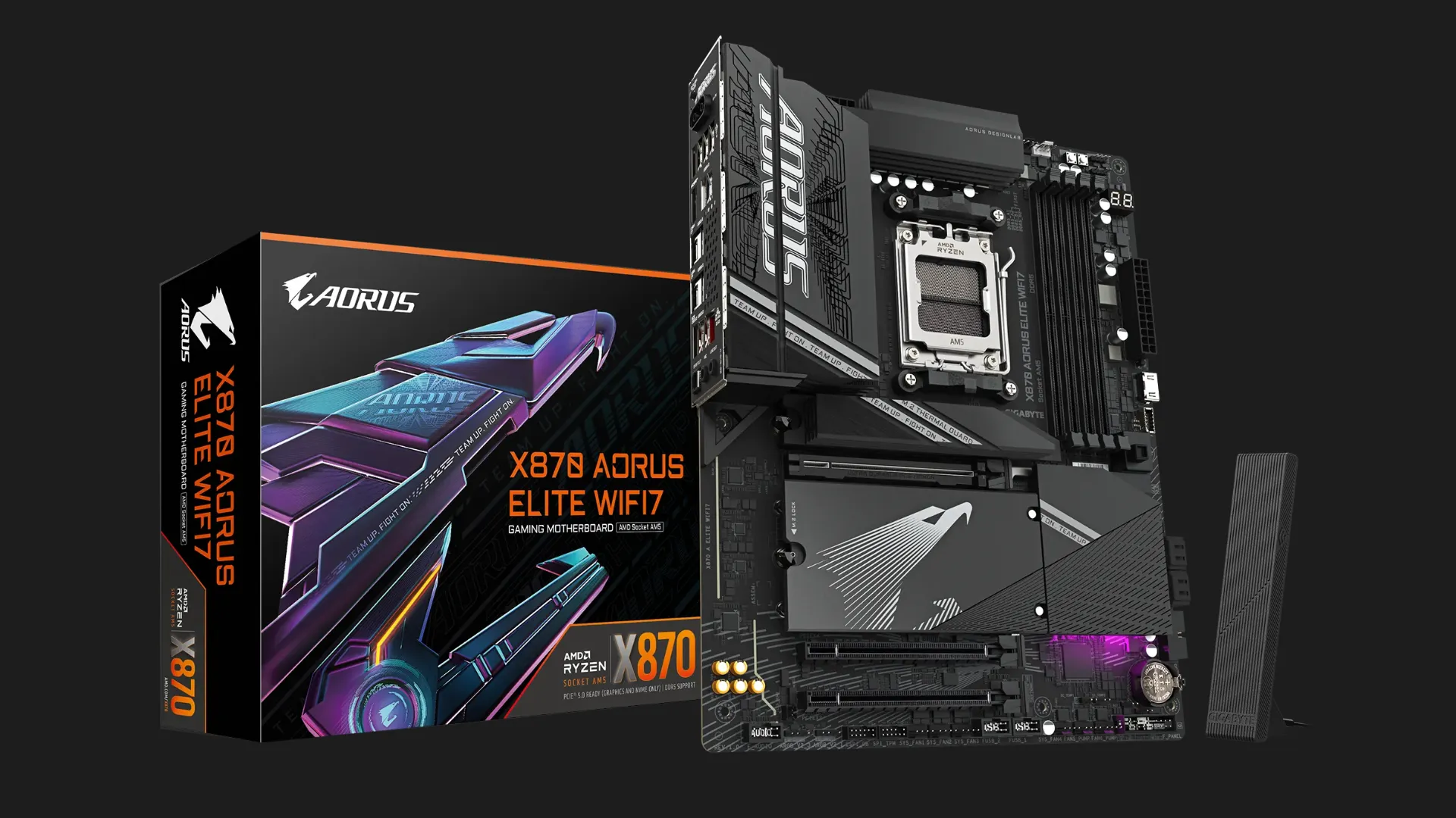Материнська плата GIGABYTE X870 A ELITE WIFI7 1.1 (sAM5) (X870 A ELITE WIFI7 1.1)
