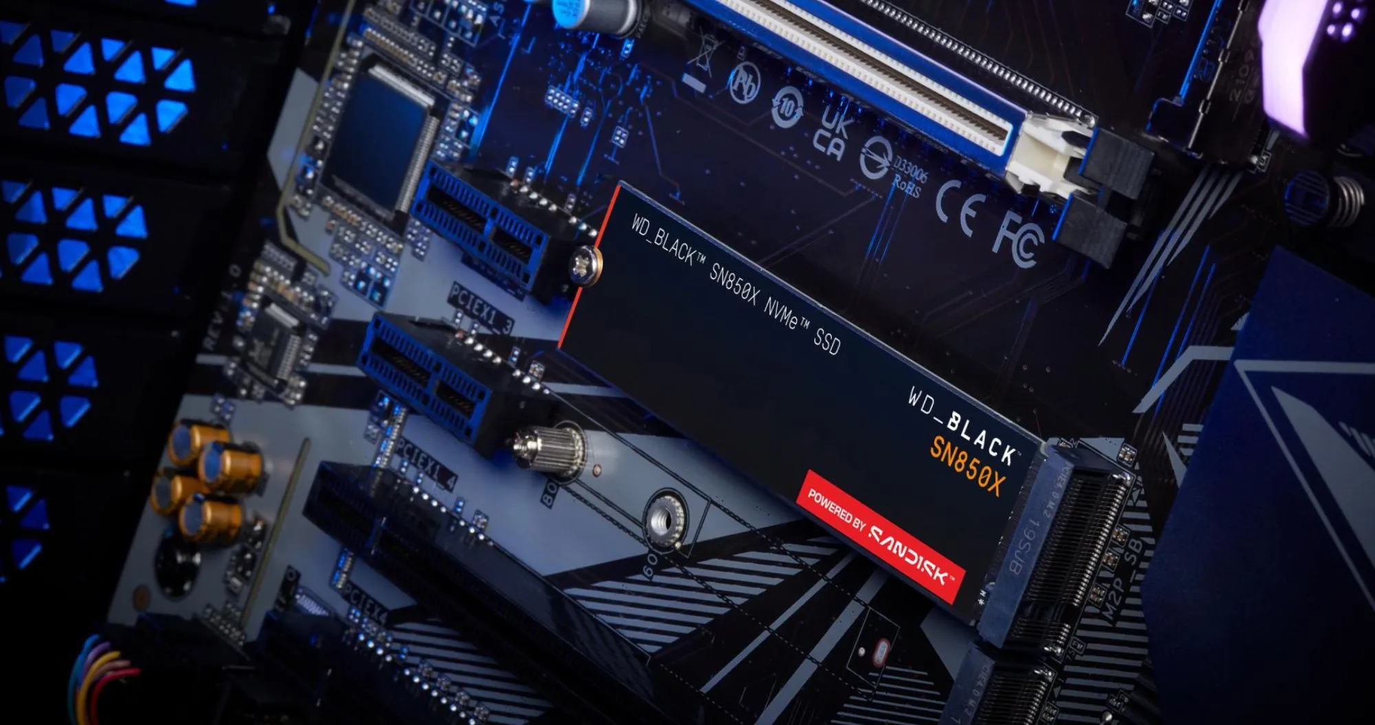 Накопичувач SSD SanDisk SN850X 2TB NVMe PCIe 4.0 (WDS200T2X0E)