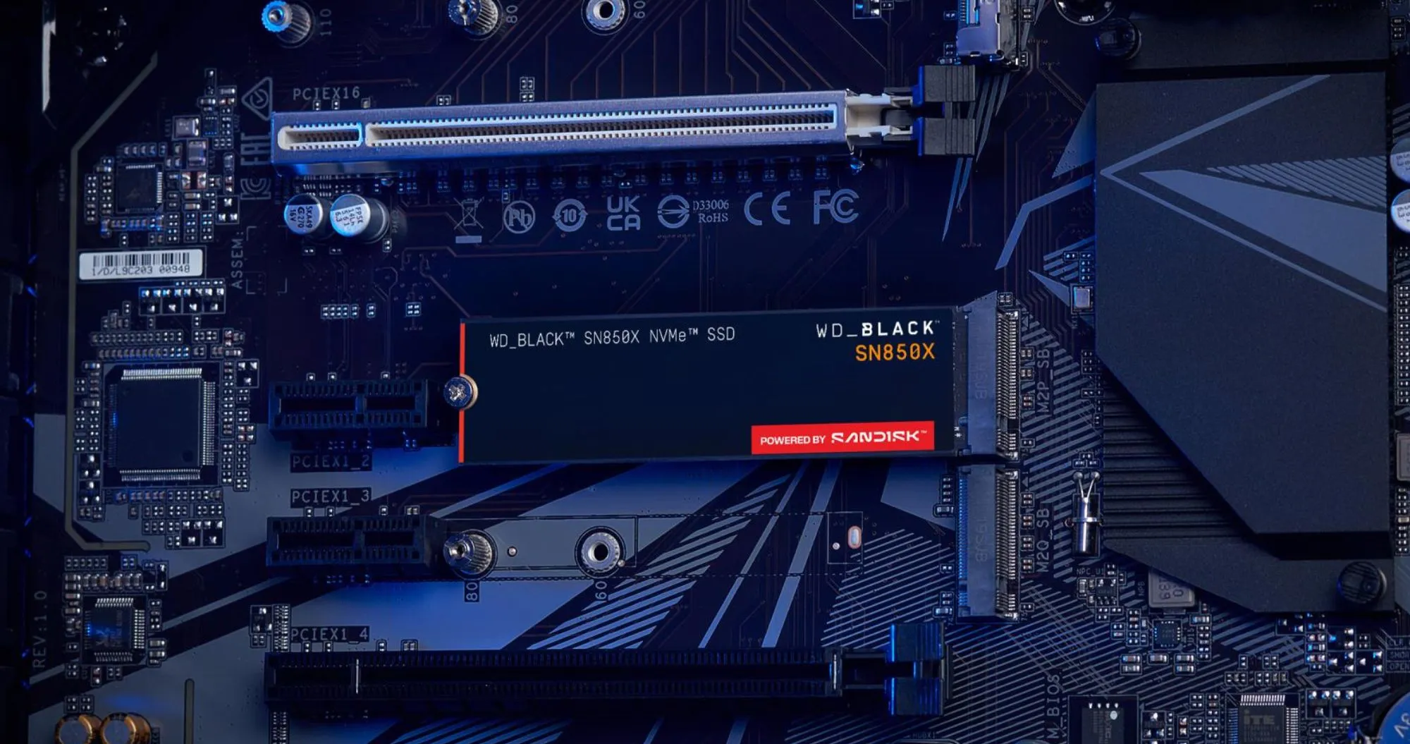 Накопичувач SSD SanDisk SN850X 2TB NVMe PCIe 4.0 (WDS200T2X0E)