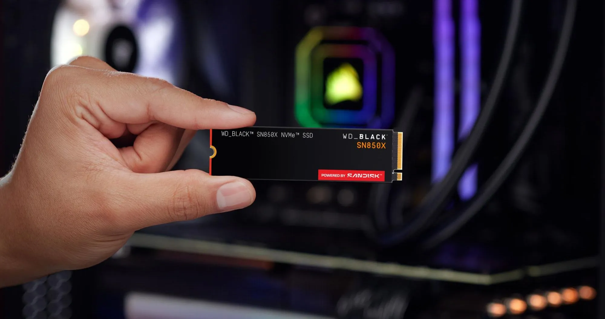 Накопичувач SSD SanDisk SN850X 2TB NVMe PCIe 4.0 (WDS200T2X0E)