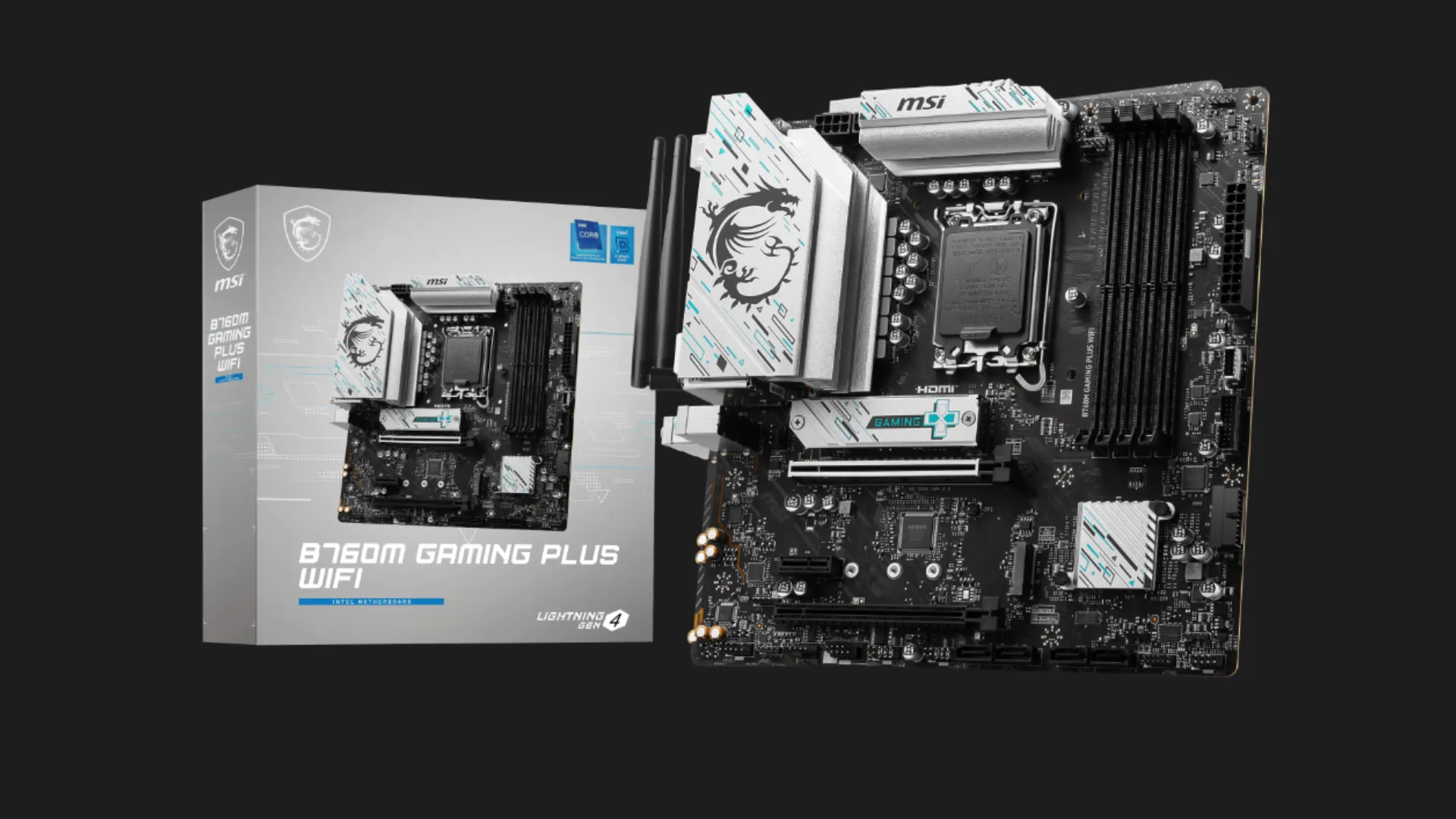 Материнська плата MSI B760M GAMING PLUS WIFI (B760M GAMING PLUS WIFI)