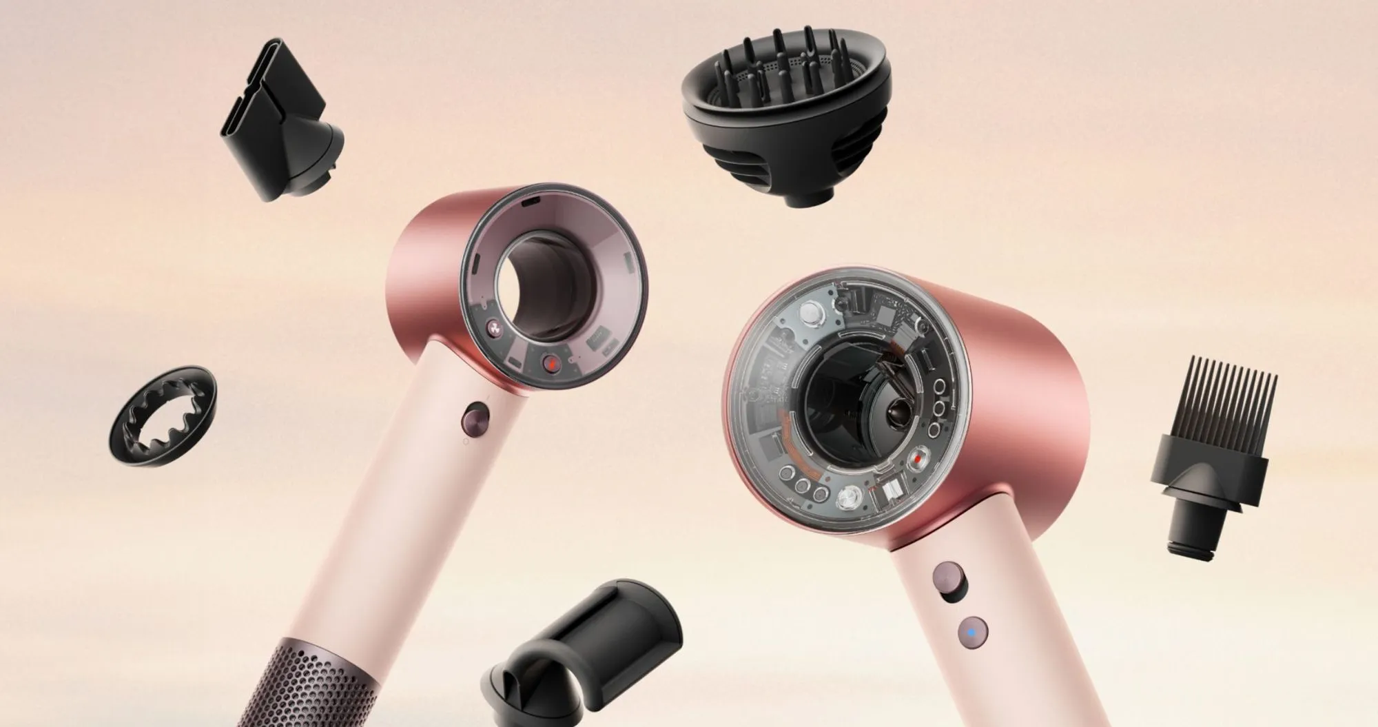 Фен для волосся Dyson Supersonic Travel (Ceramic Pink/Rose Gold)