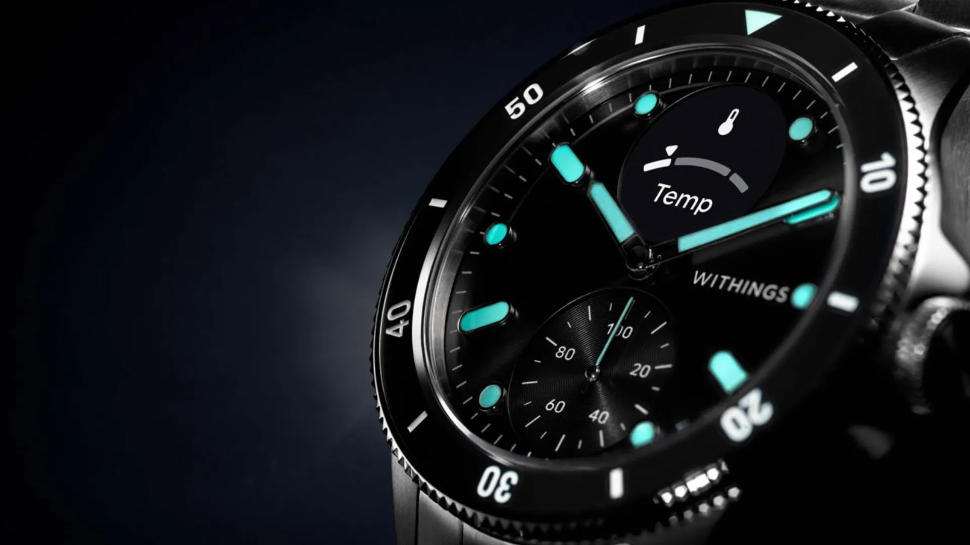 Смарт-годинник Withings ScanWatch Nova 42mm (Black)