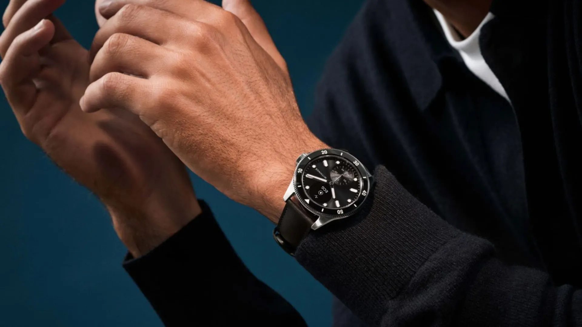 Смарт-годинник Withings ScanWatch Nova 42mm (Black)