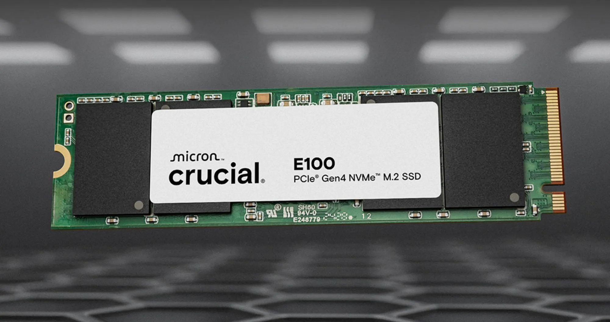 Накопичувач SSD Crucial E100 480GB NVMe PCIe 4.0 (CT480E100SSD8)