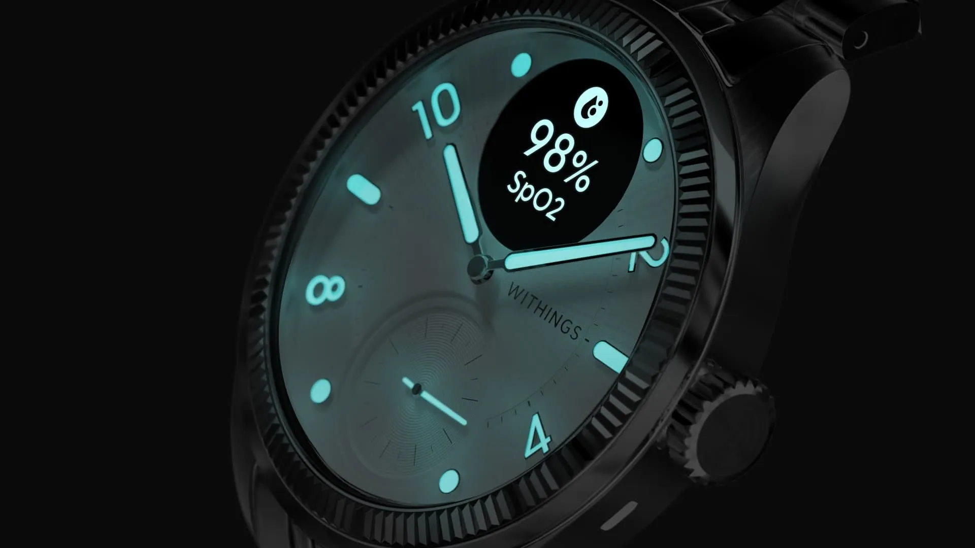 Смарт-годинник Withings ScanWatch Nova Brilliant 39mm (Titanium Gray)