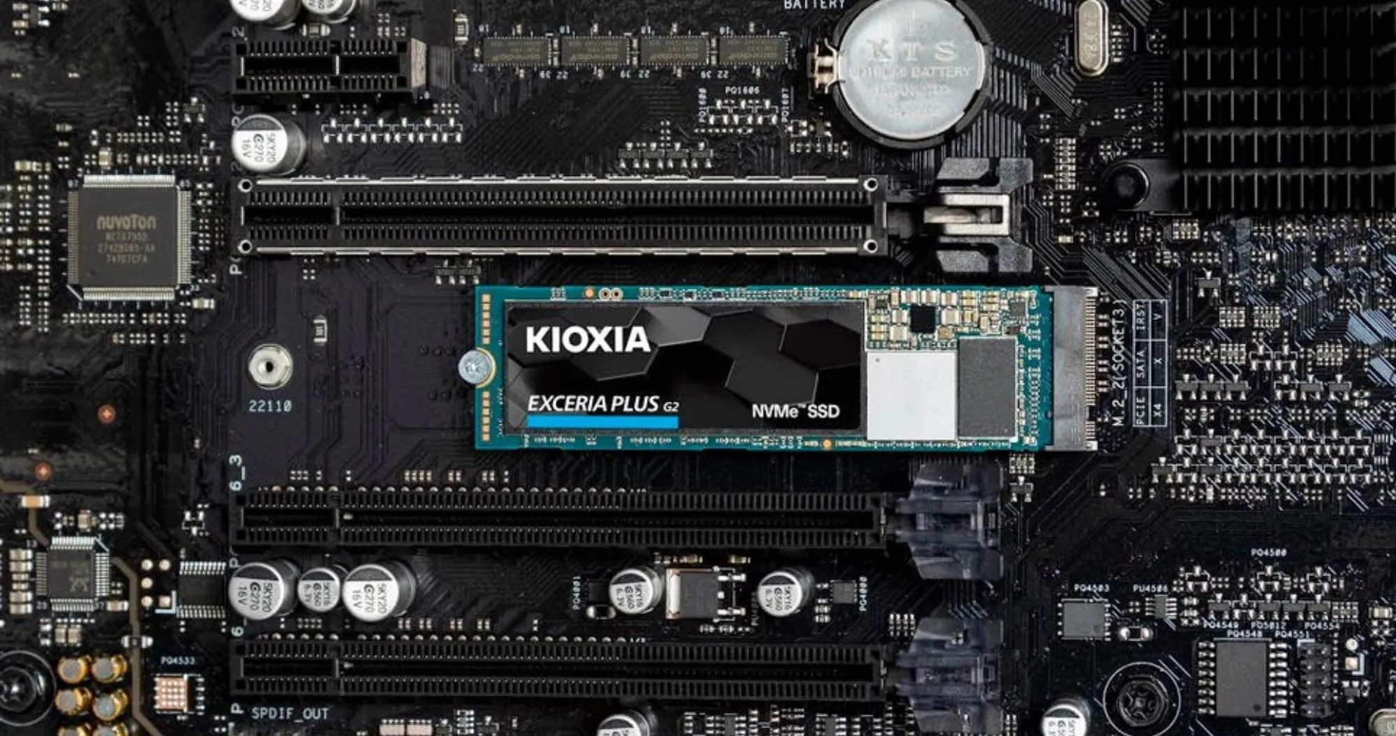 Накопичувач SSD Kioxia Exceria Plus G2 2TB NVMe PCIe 3.0 (LRD20Z002TG8)