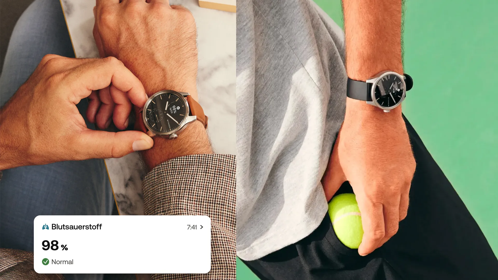 Смарт-годинник Withings ScanWatch 2 42mm (Blue)