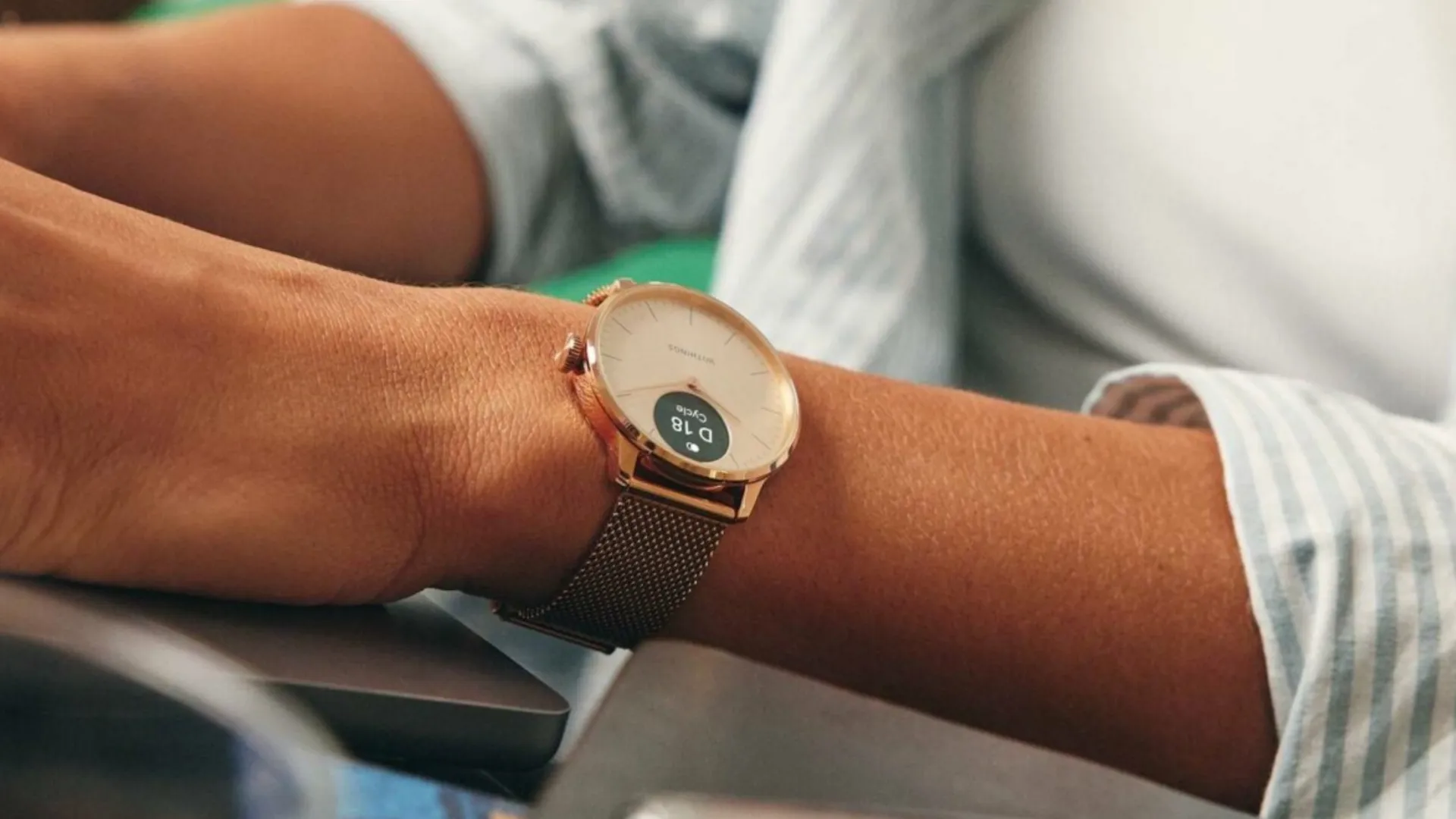 Смарт-годинник Withings ScanWatch Light 37mm (Pearl White)