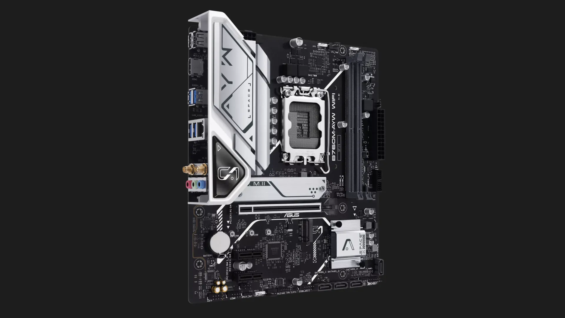 Материнська плата ASUS B760M-AYW WIFI-SI (90MB1FK0-M0UBY0)