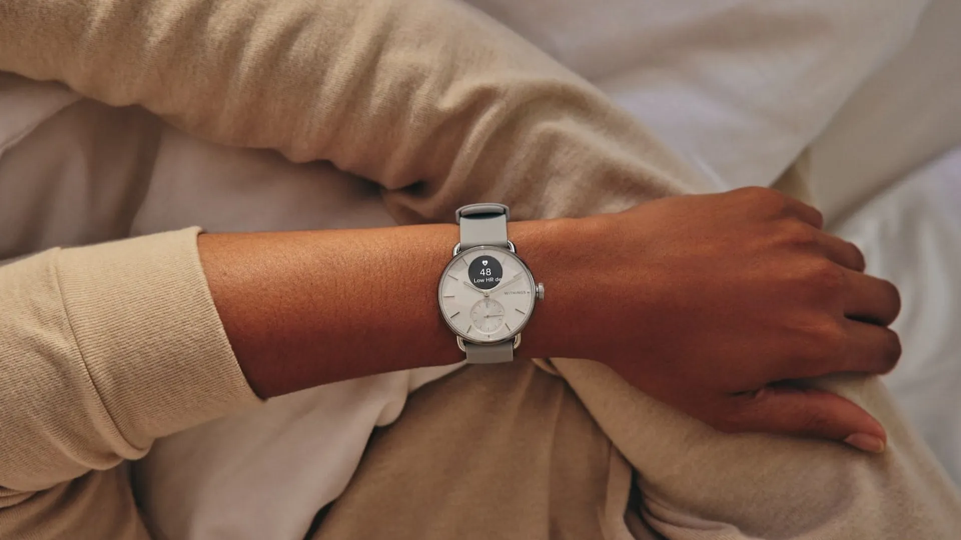 Смарт-годинник Withings ScanWatch Light 37mm (Pearl White)