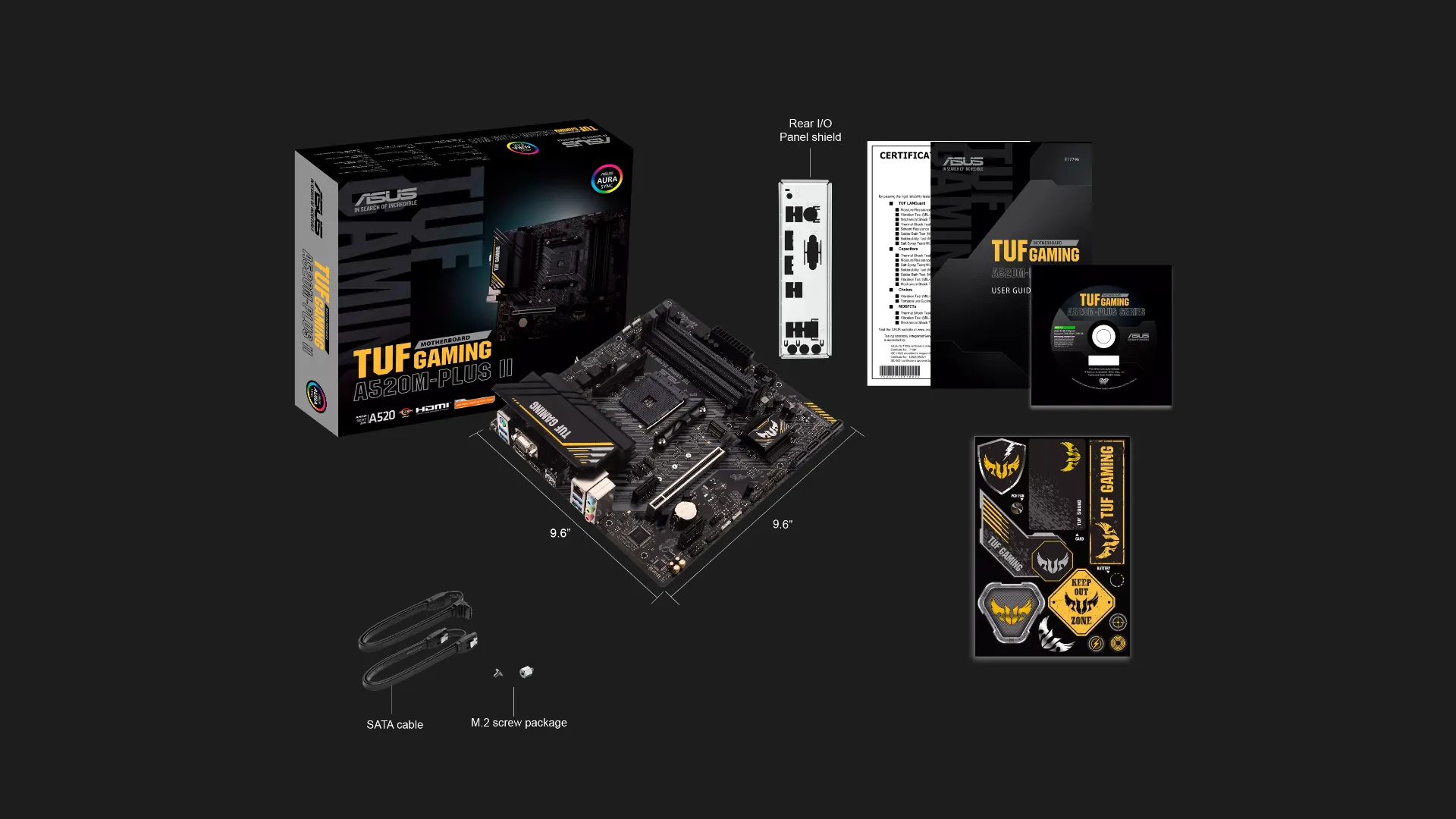 Материнська плата ASUS TUF GAMING A520M-PLUS II (90MB17G0-M0EAY0)