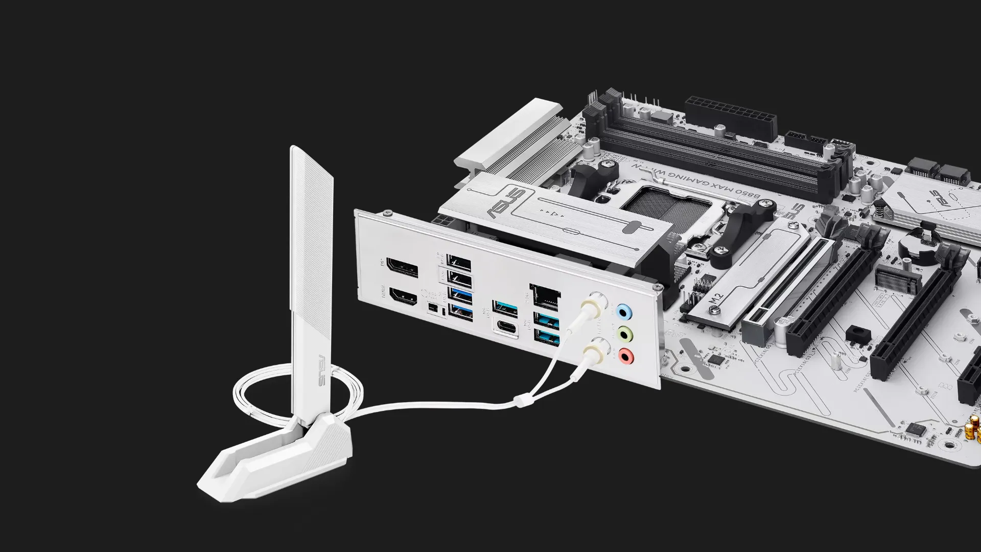 Материнська плата ASUS B850 MAX GAMING WIFI W (90MB1M10-M0EAY0)