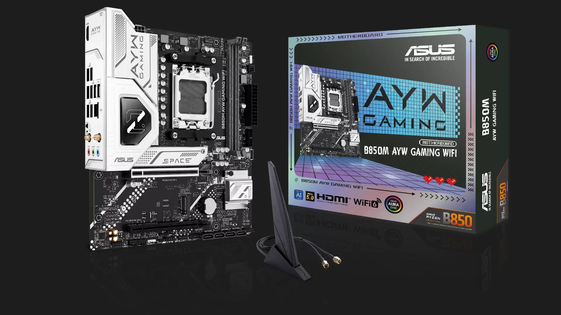 Материнська плата ASUS B850M AYW GAMING WIFI (90MB1LW0-M0EAY0)