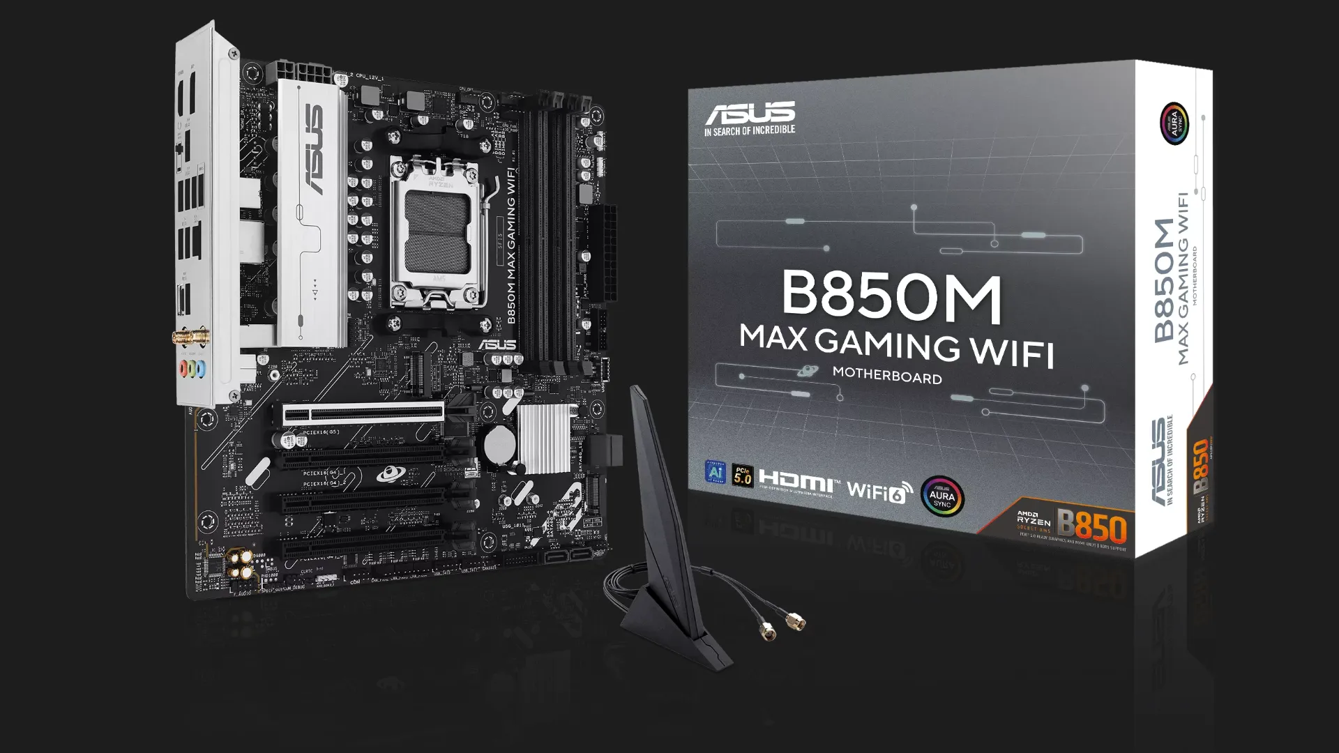 Материнська плата ASUS B850M MAX GAMING WIFI (90MB1LL0-M0EAY0)