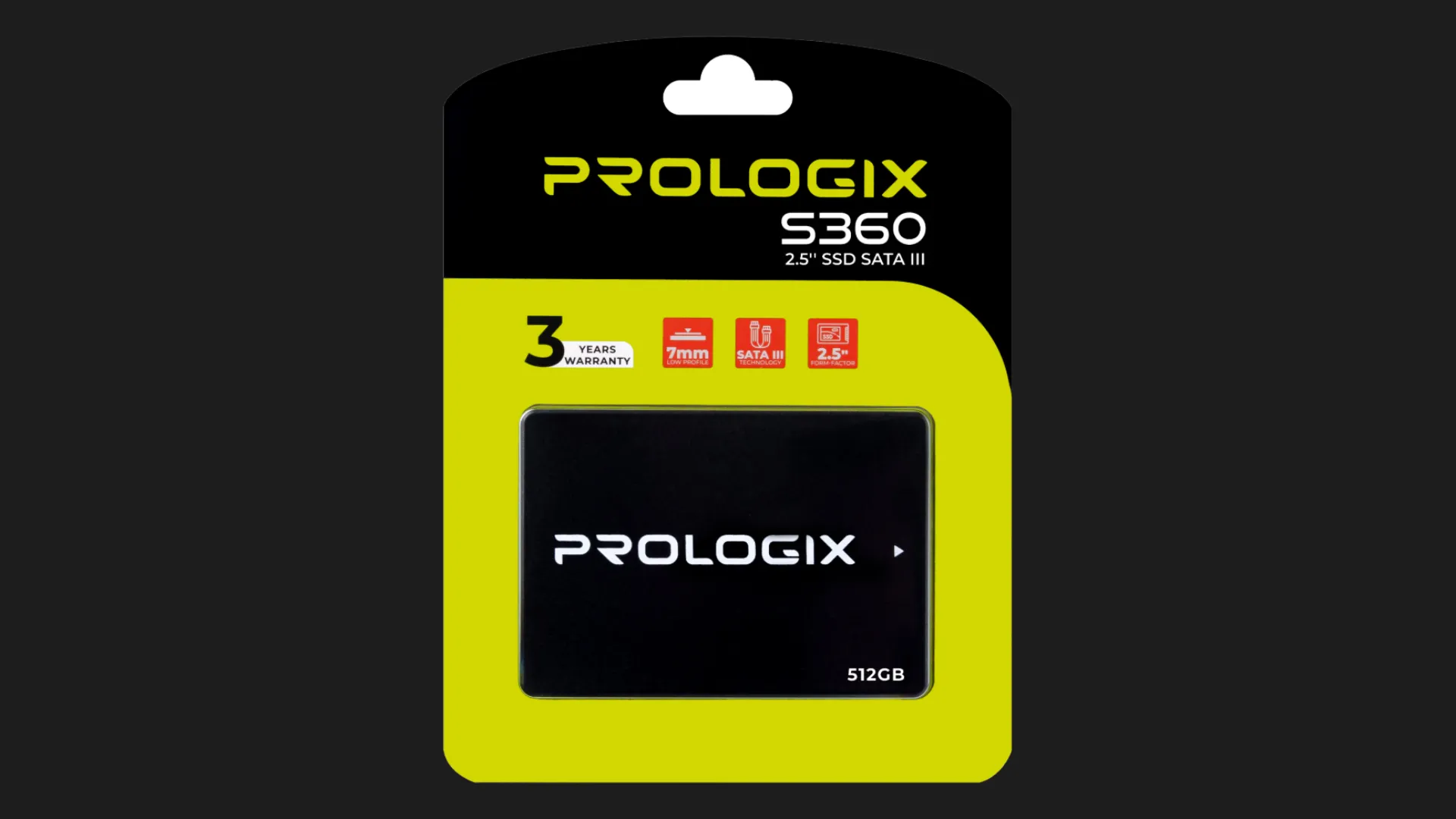Накопитель SSD Prologix S360 512GB SATA (PRO512GS360)