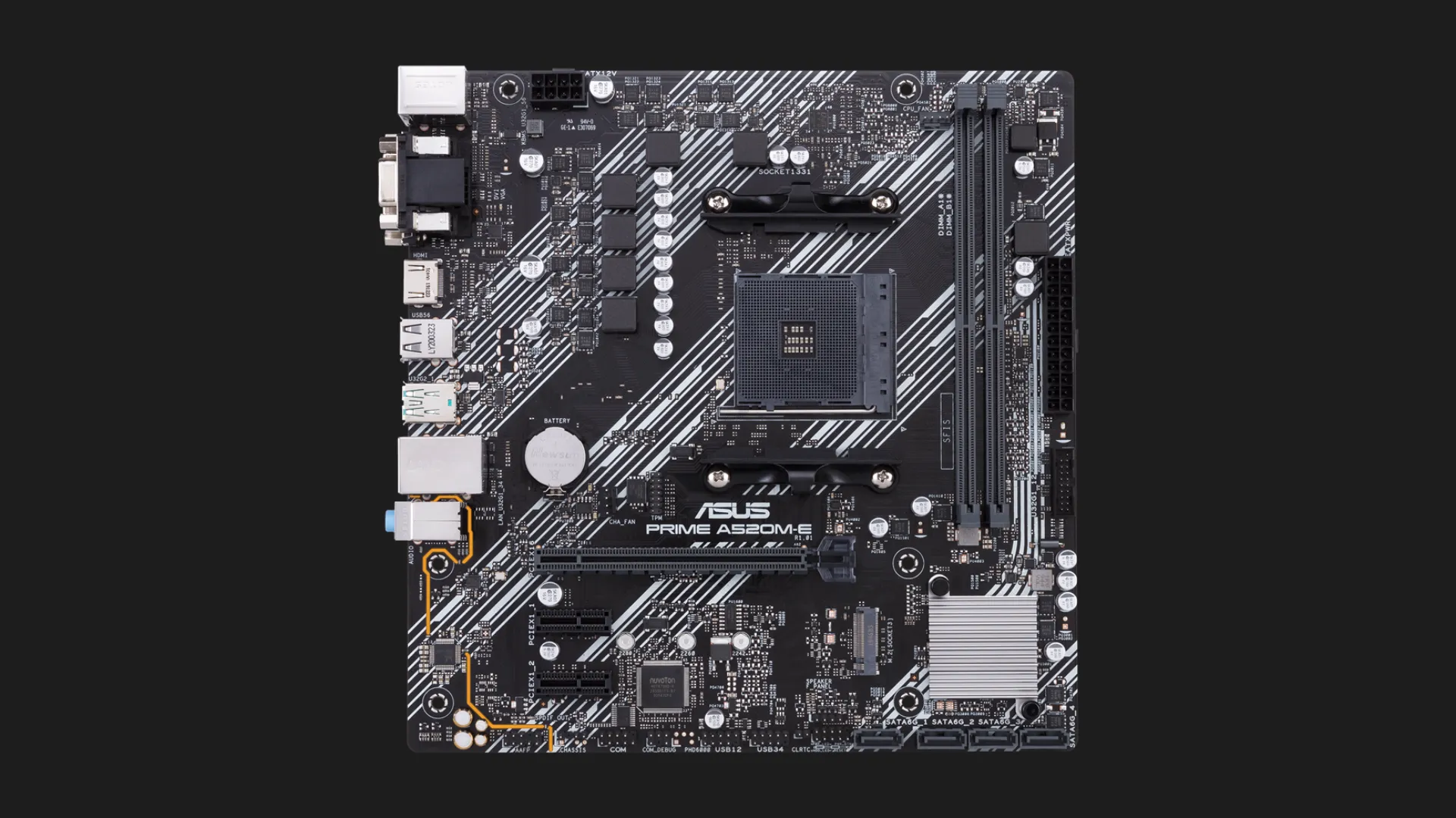 Материнська плата ASUS PRIME A520M-E/CSM (90MB1510-M0EAYC)