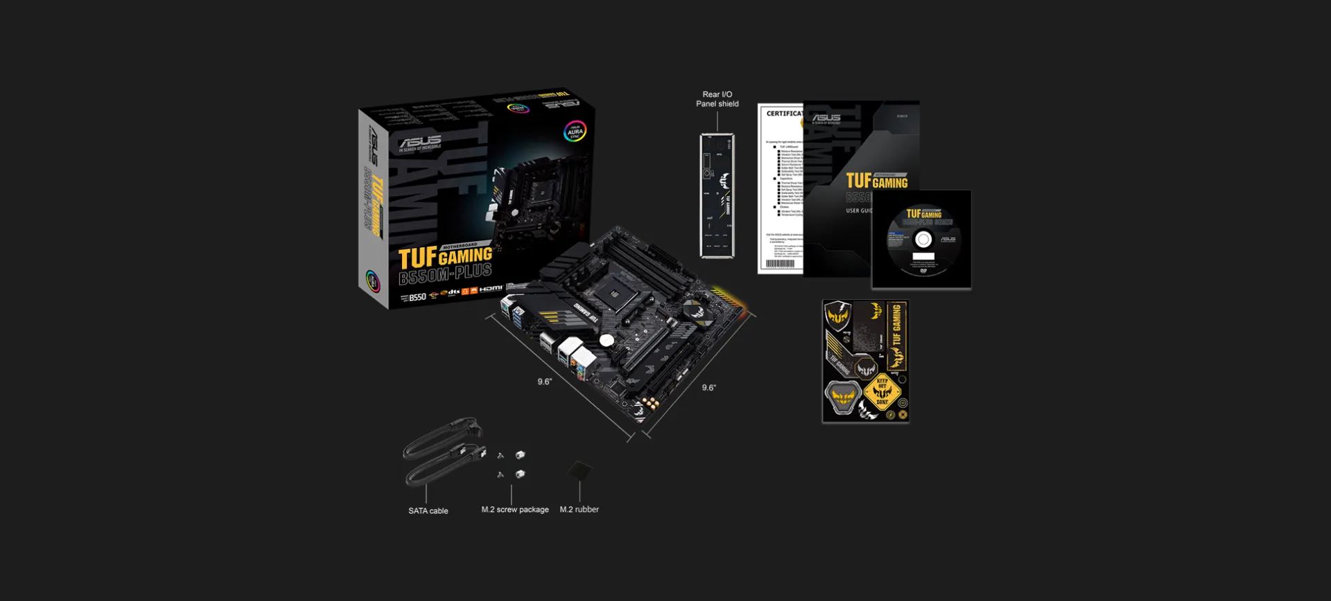 Материнська плата ASUS TUF GAMING B550M-PLUS (90MB14A0-M0EAY0)