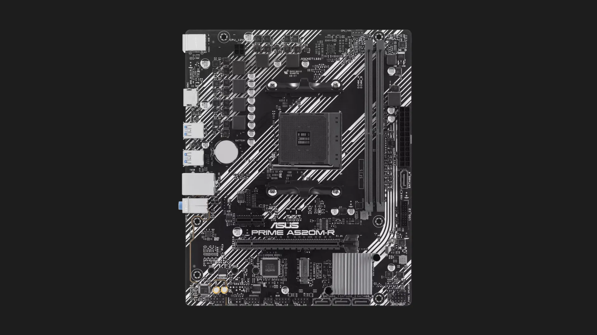Материнська плата ASUS PRIME A520M-R (90MB1H60-M0EAY0)