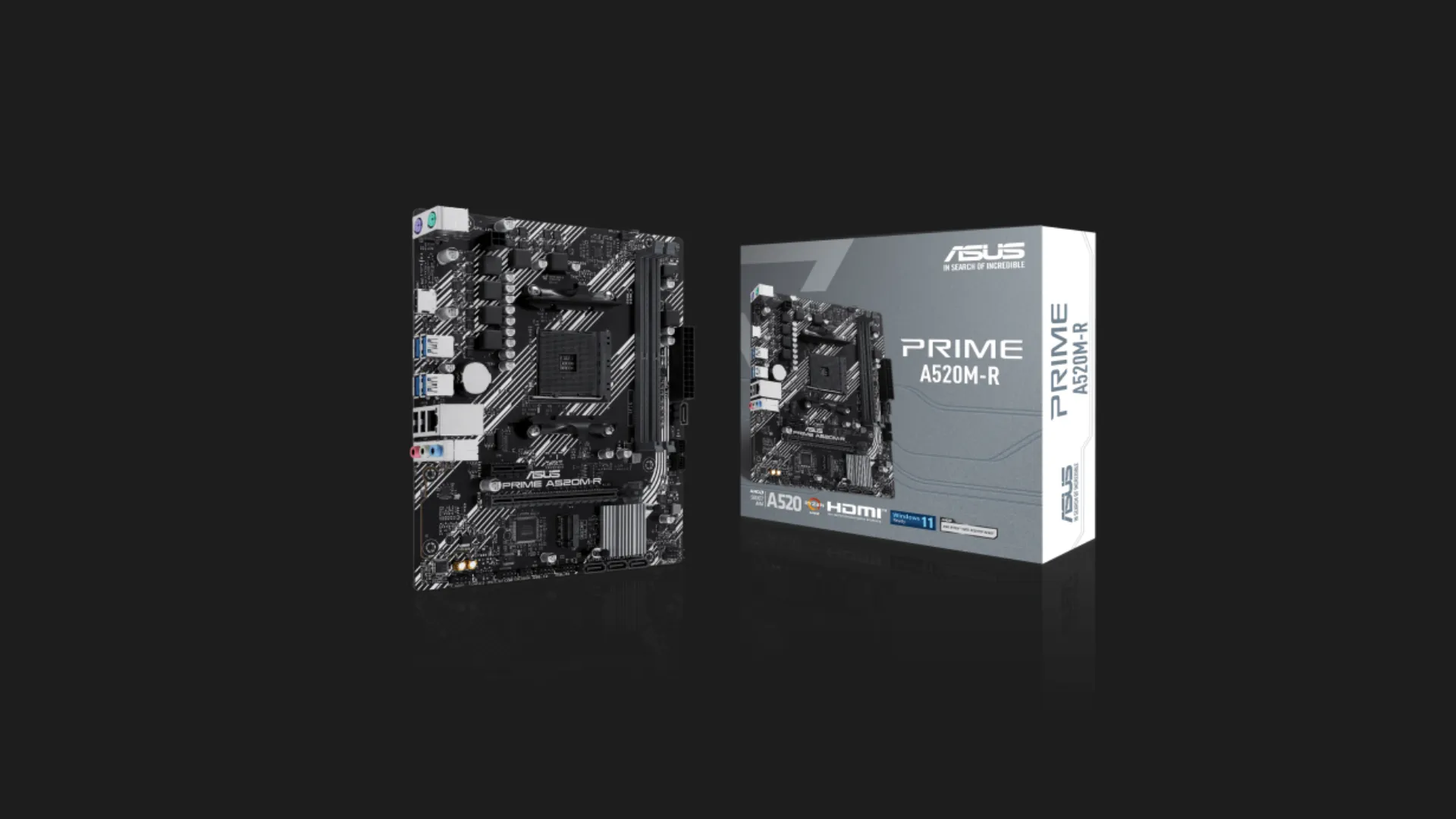 Материнська плата ASUS PRIME A520M-R (90MB1H60-M0EAY0)