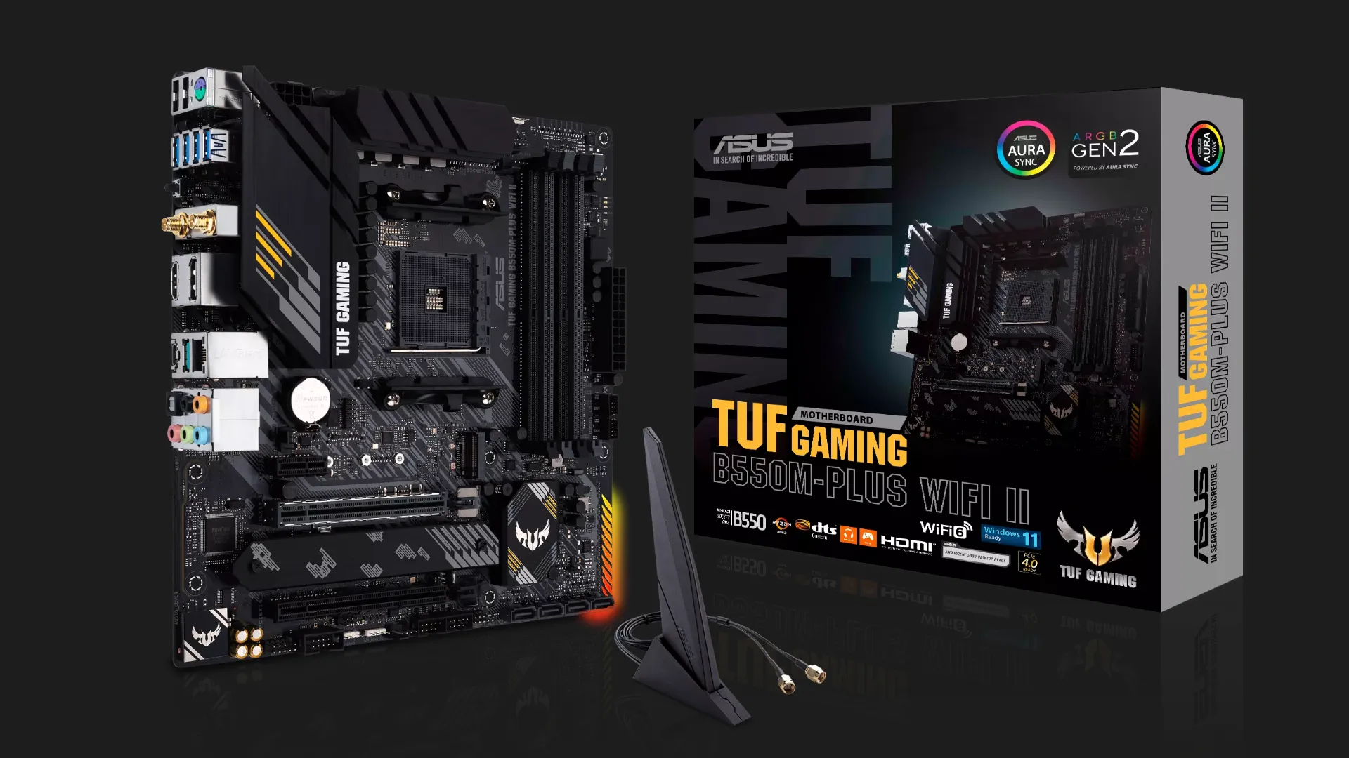 Материнська плата ASUS TUF GAMING B550M-PLUS WIFI II (90MB19Y0-M0EAY0)