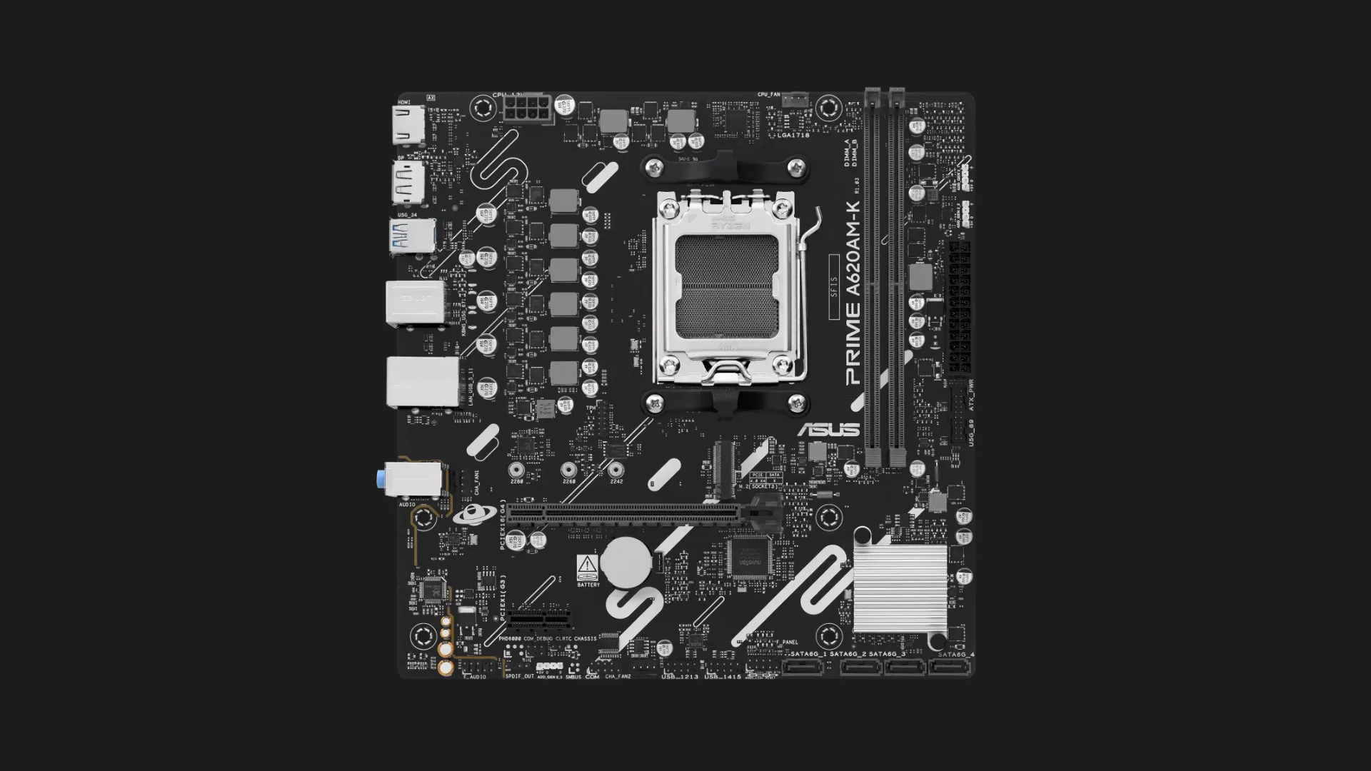 Материнська плата ASUS PRIME A620AM-K (90MB1GX0-M0EAY0)