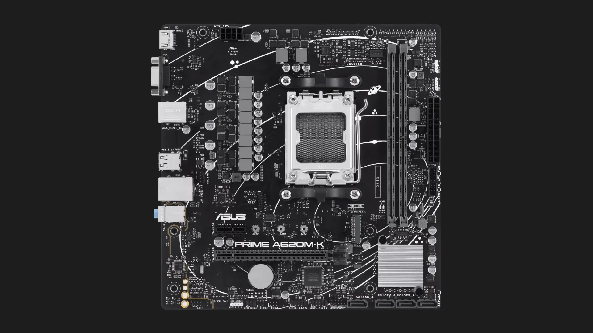 Материнська плата ASUS PRIME A620M-K (90MB1F40-M0EAY0)