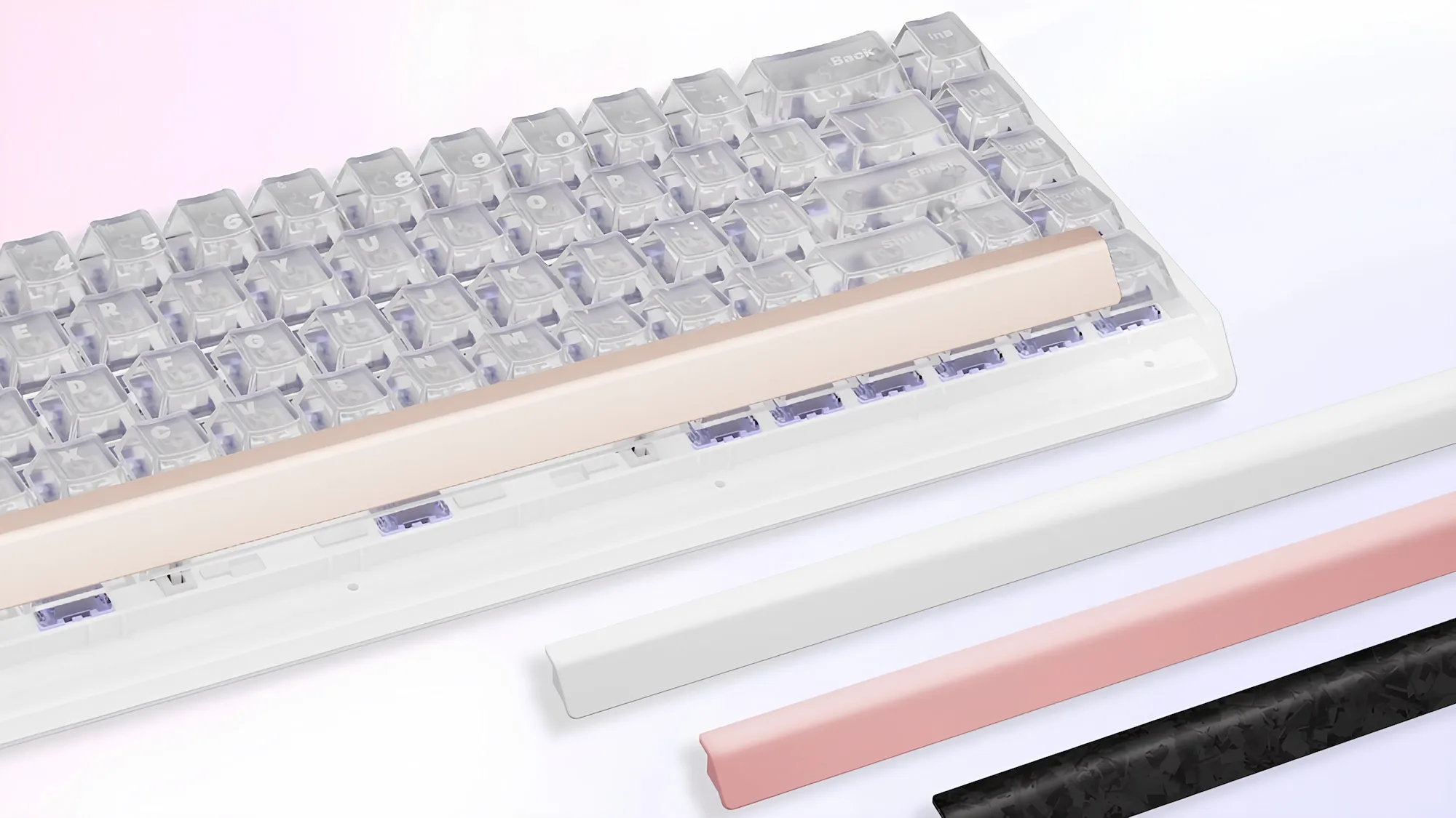 Ігрова клавіатура ATK 68 RX eSports Hall Effect (Pink) (ATK 68 RX pink)